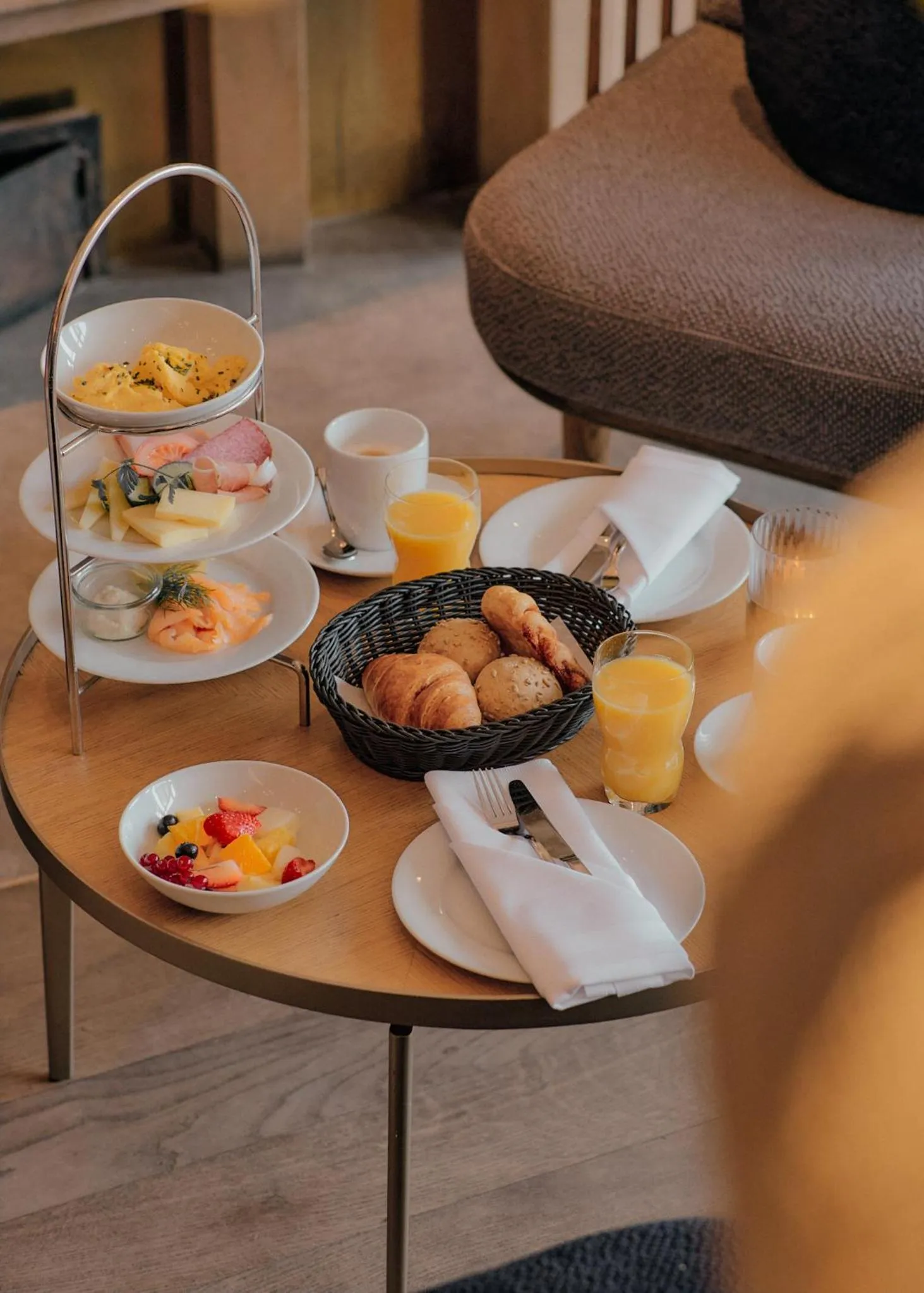 Breakfast in Steigenberger Hotel Treudelberg Hamburg