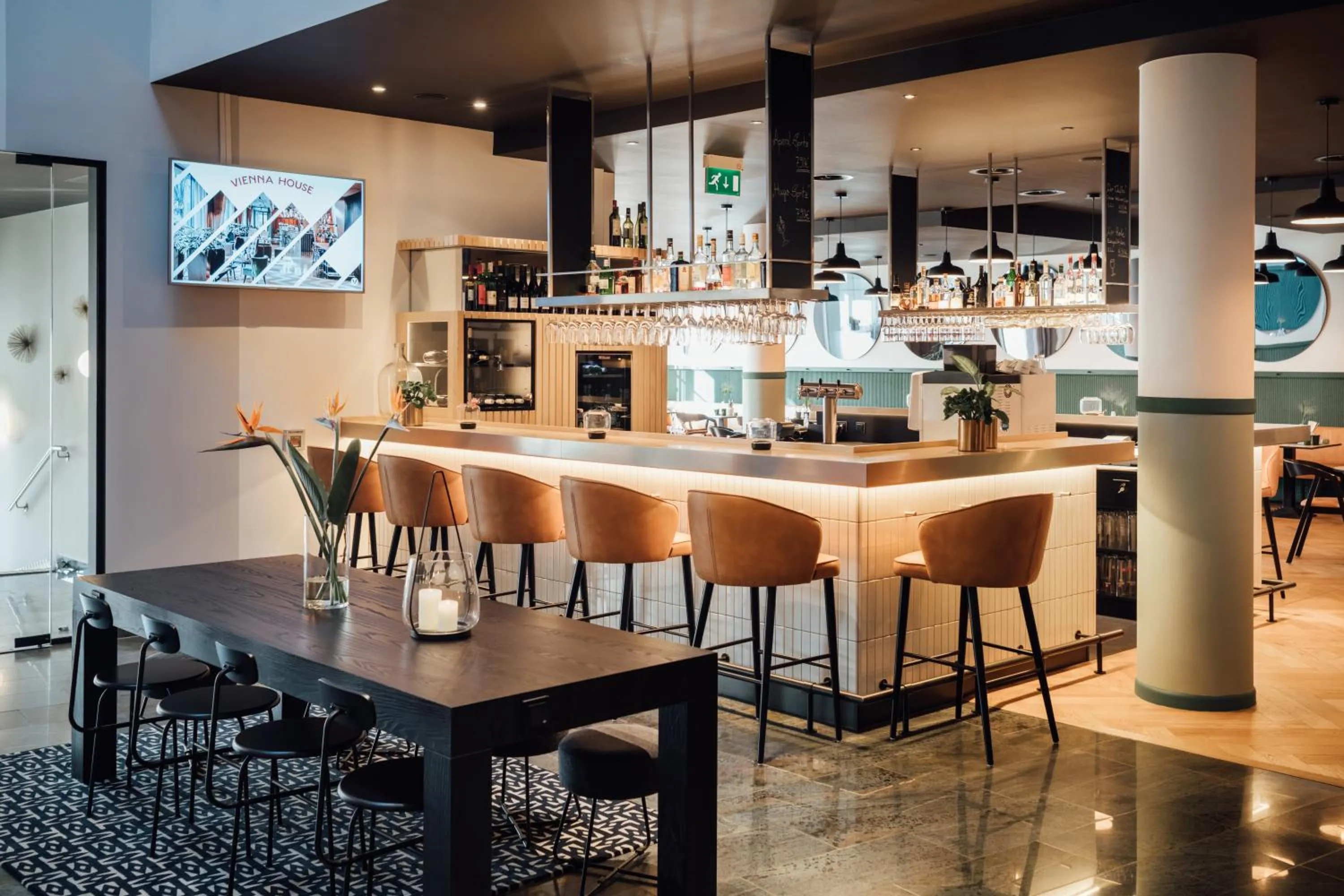 Lounge or bar in Townhouse Stadt Hamburg Wismar