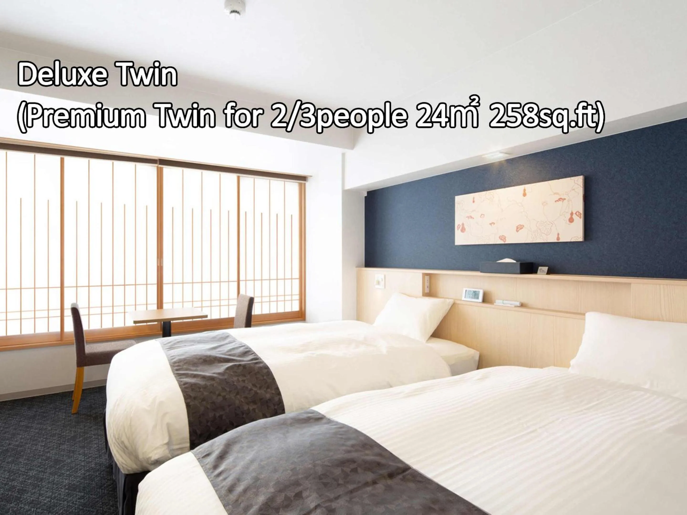 Bed in Hotel GOCO stay Kyoto Shijo Kawaramachi