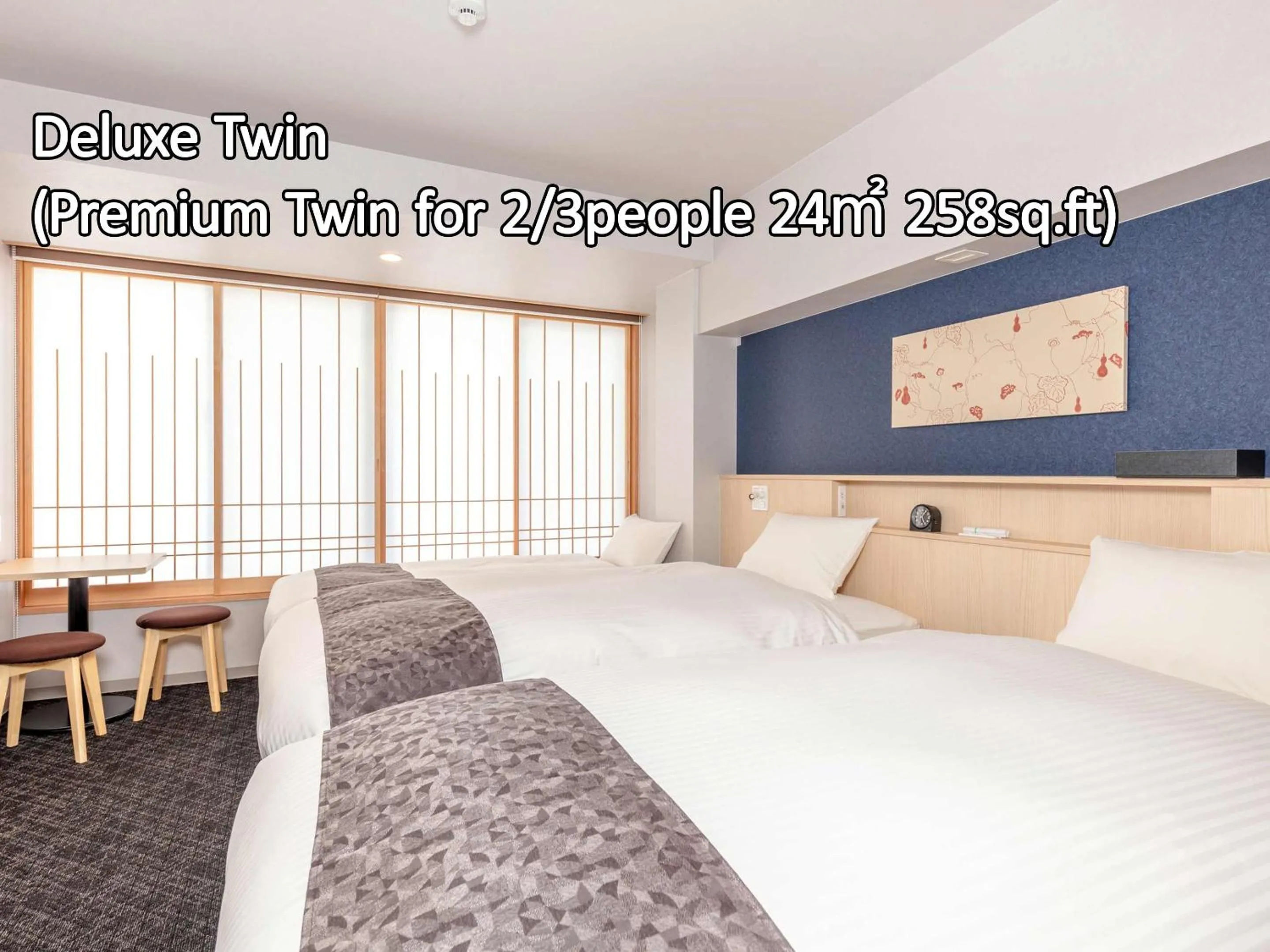 Bed in Hotel GOCO stay Kyoto Shijo Kawaramachi