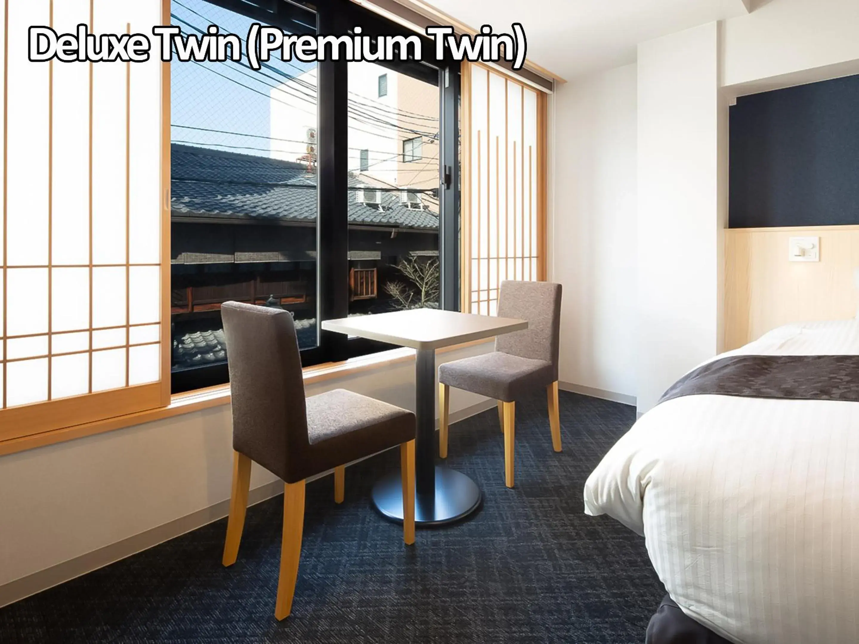 Photo of the whole room, Bed in Hotel GOCO Stay Kyoto Shijo Kawaramachi
