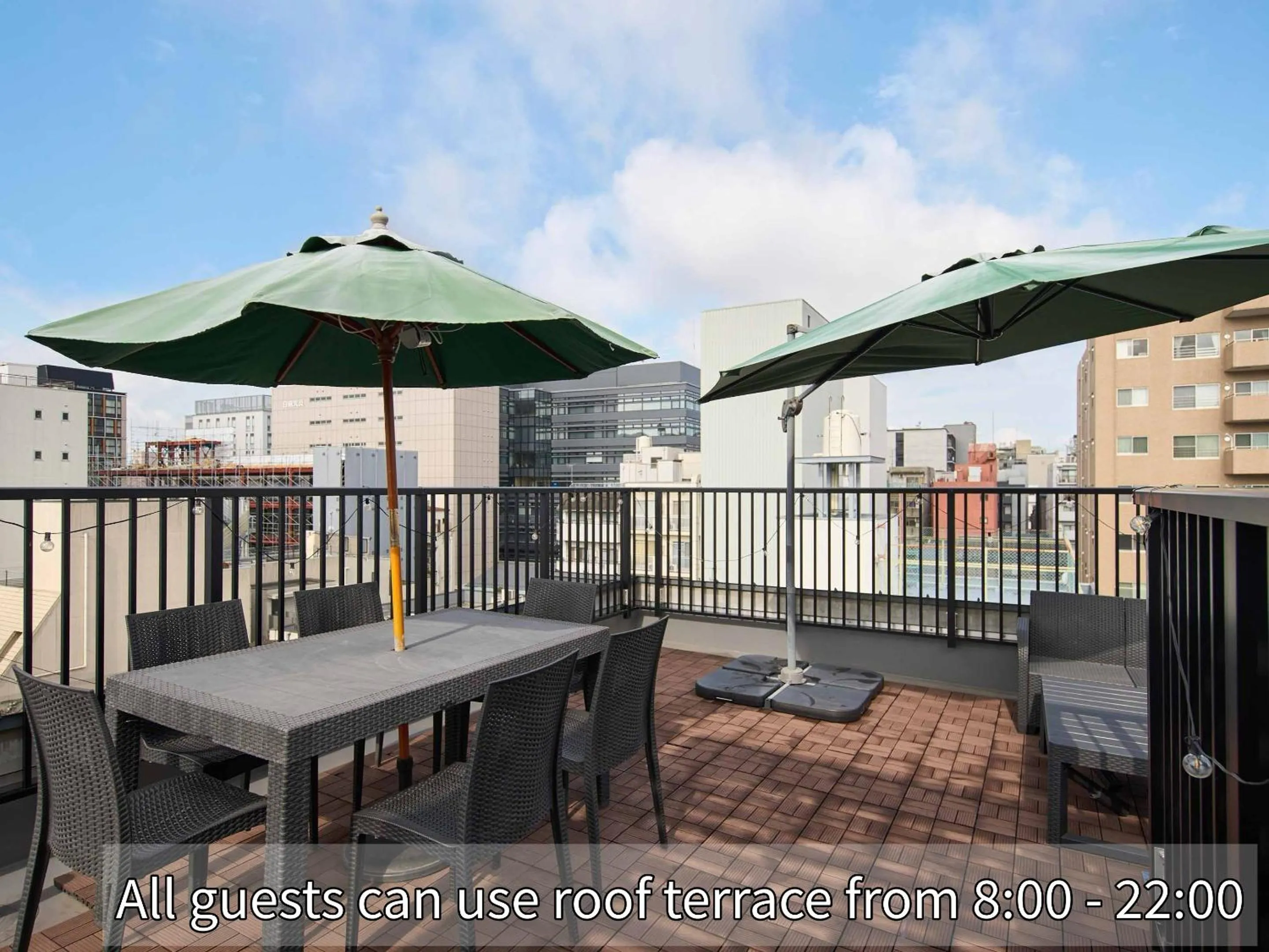 Balcony/Terrace in Hotel GOCO stay Kyoto Shijo Kawaramachi