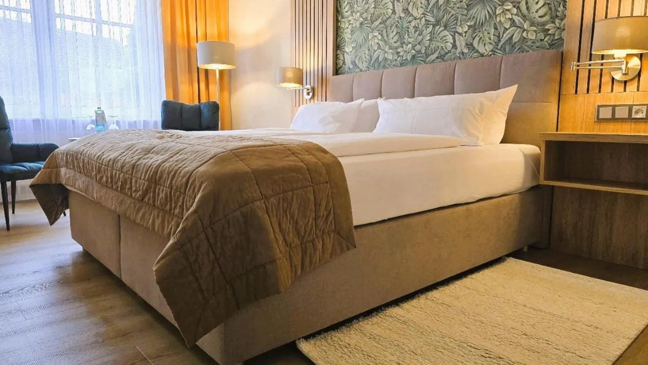 Bed in Hotel Zum Leineweber