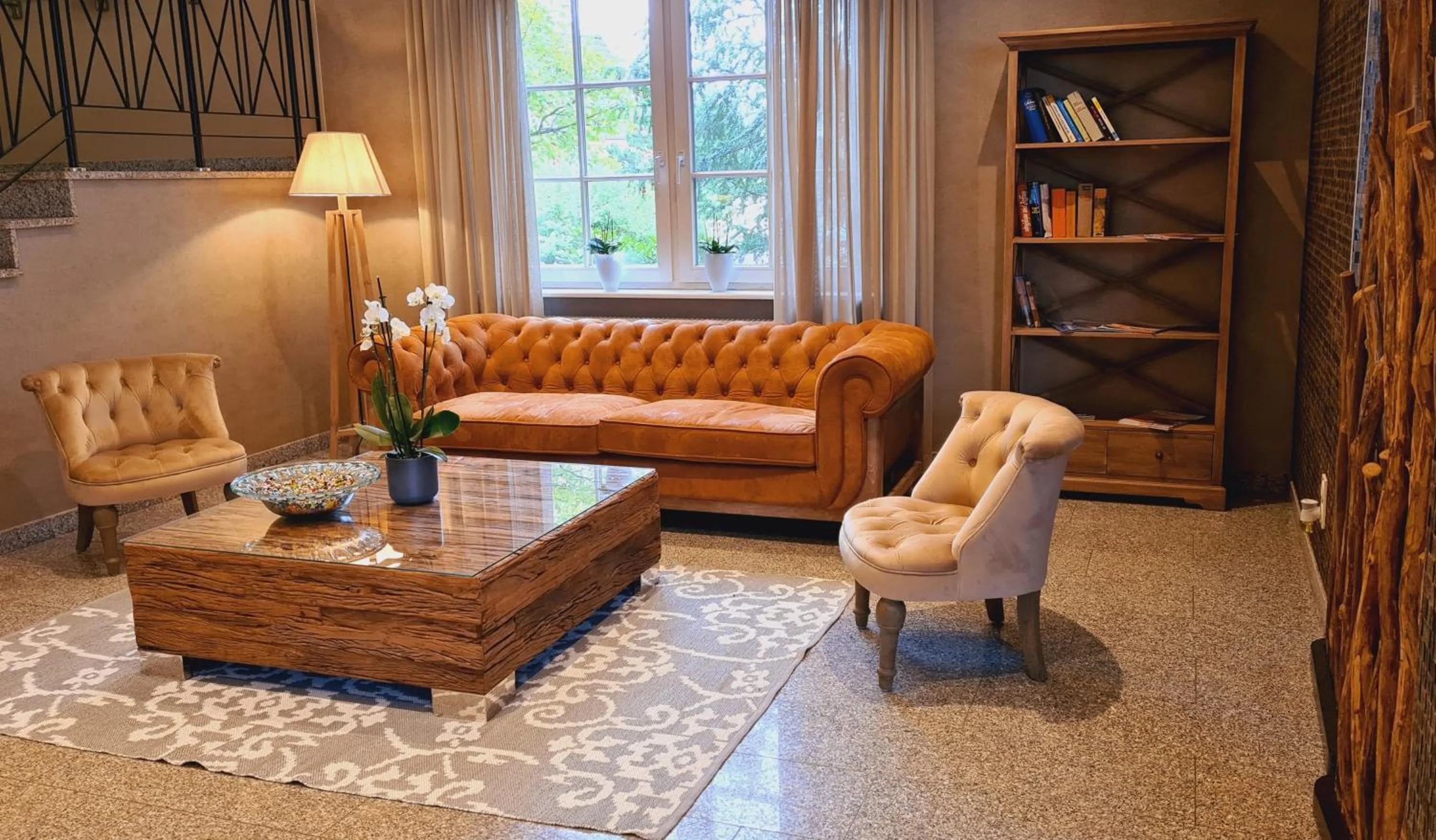 Lobby or reception in Hotel Zum Leineweber