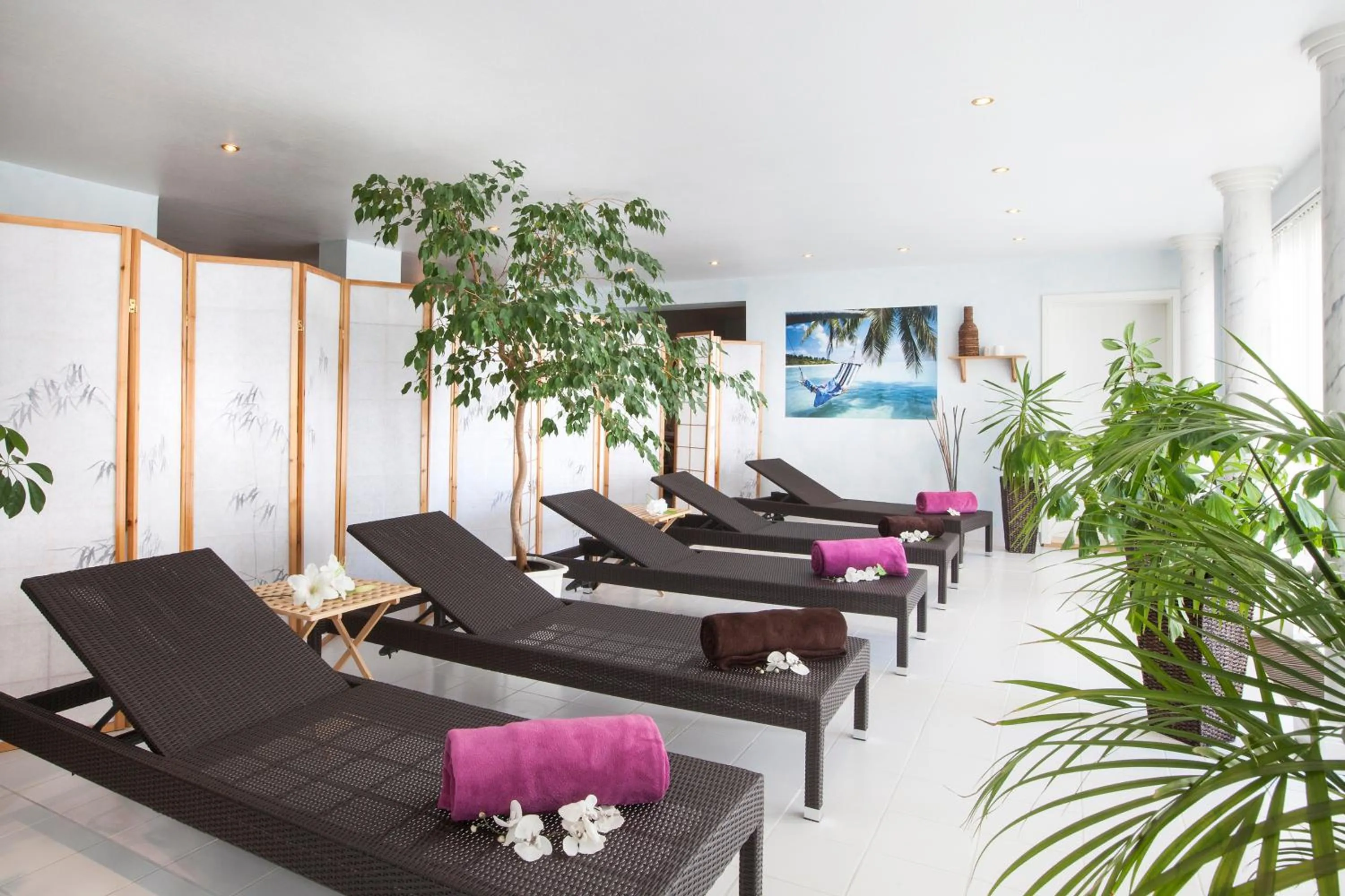 Spa and wellness centre/facilities in Meeressterne Hotel Residenz in Heringsdorf