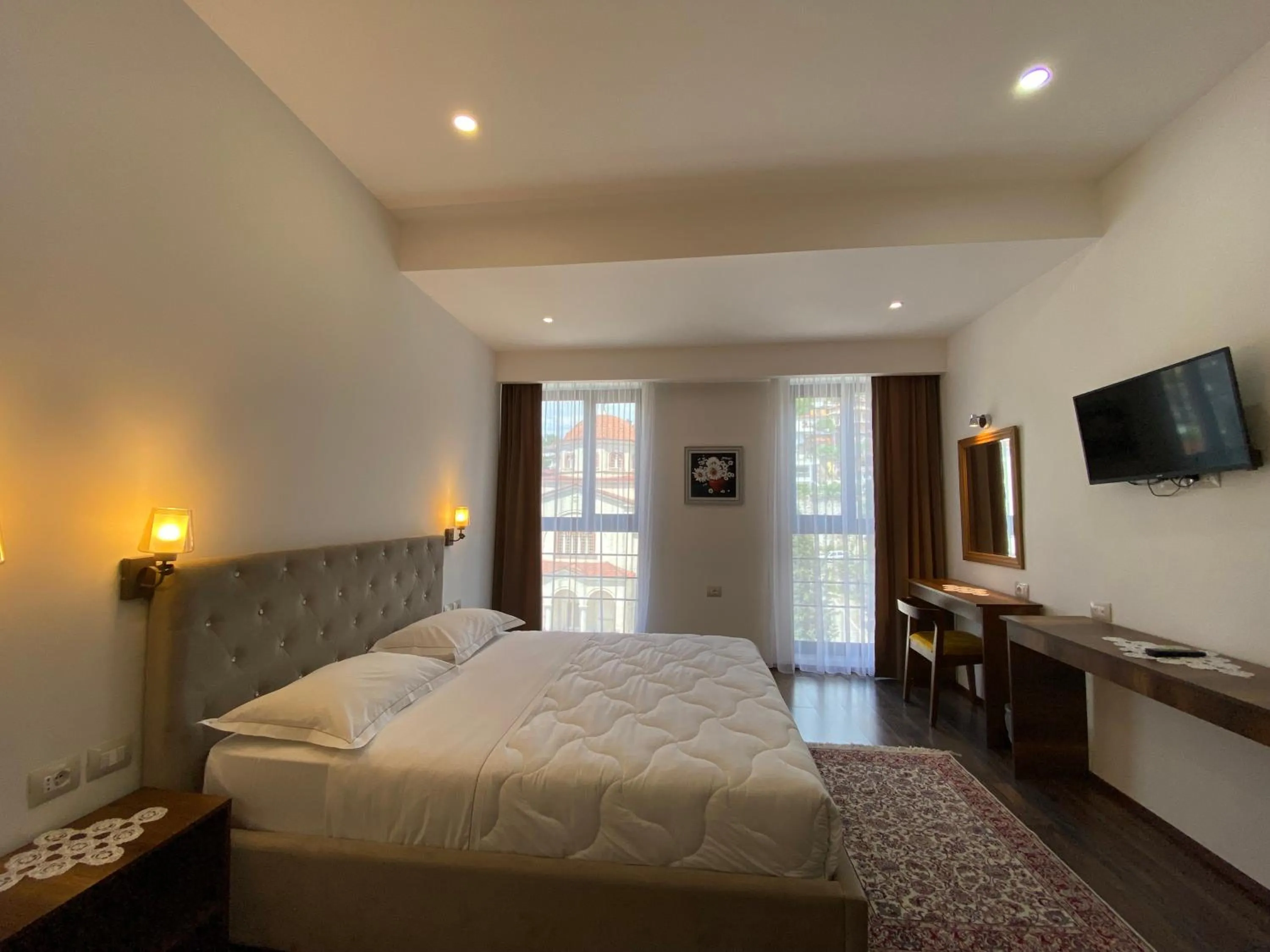 Bed in Hotel Republika Berat