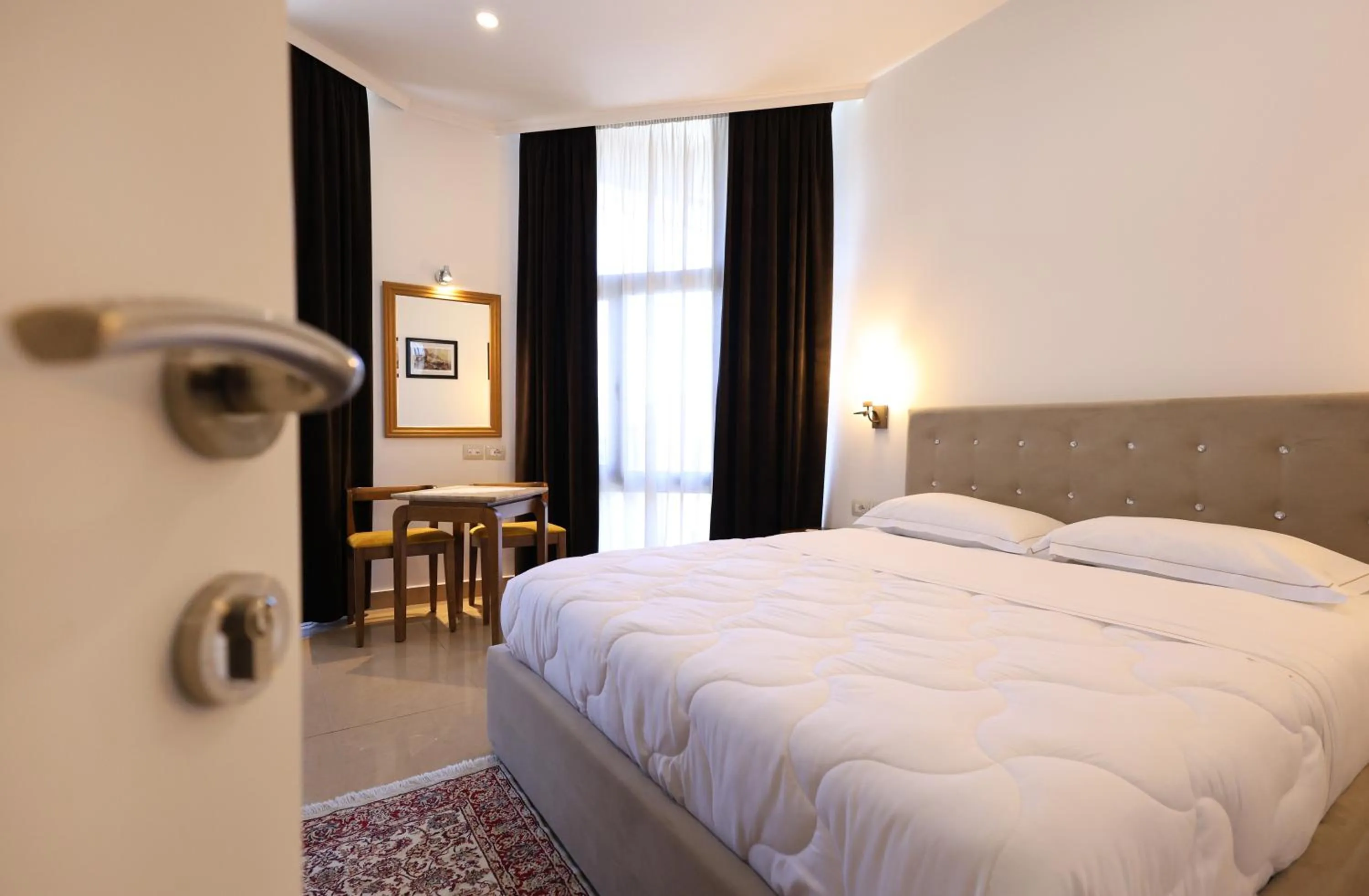 Bed in Hotel Republika Berat