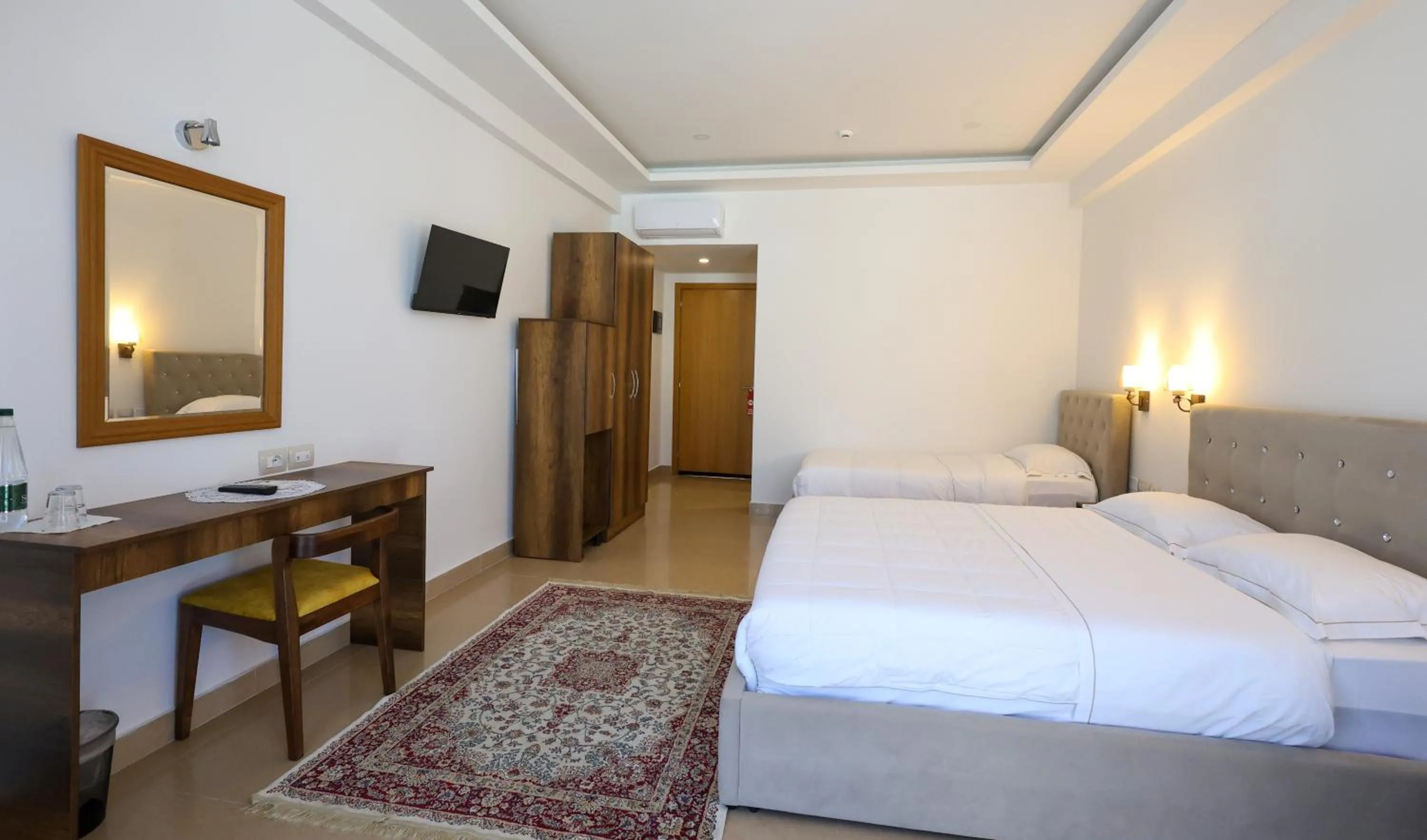 Bed in Hotel Republika Berat