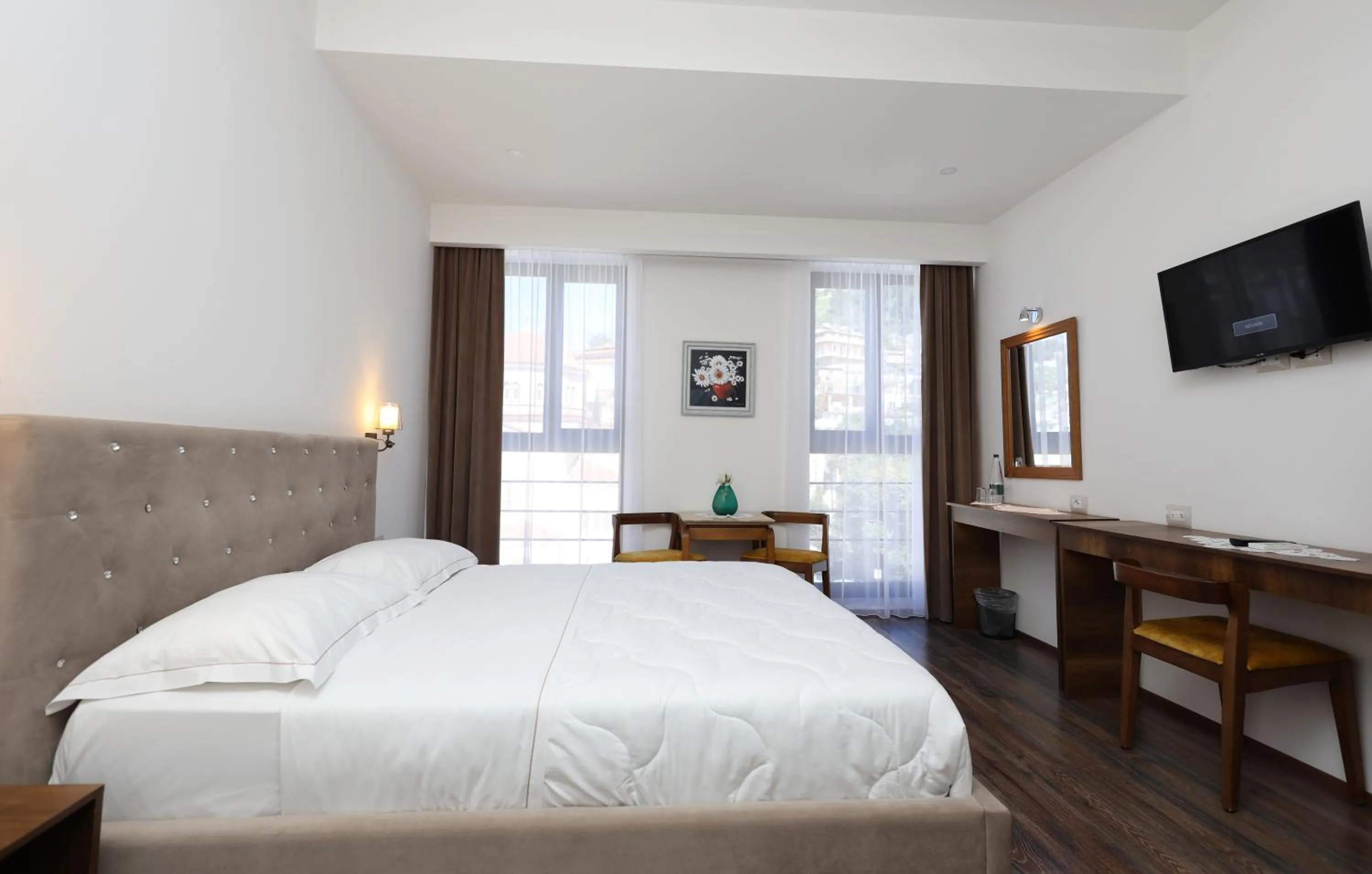 Bed in Hotel Republika Berat