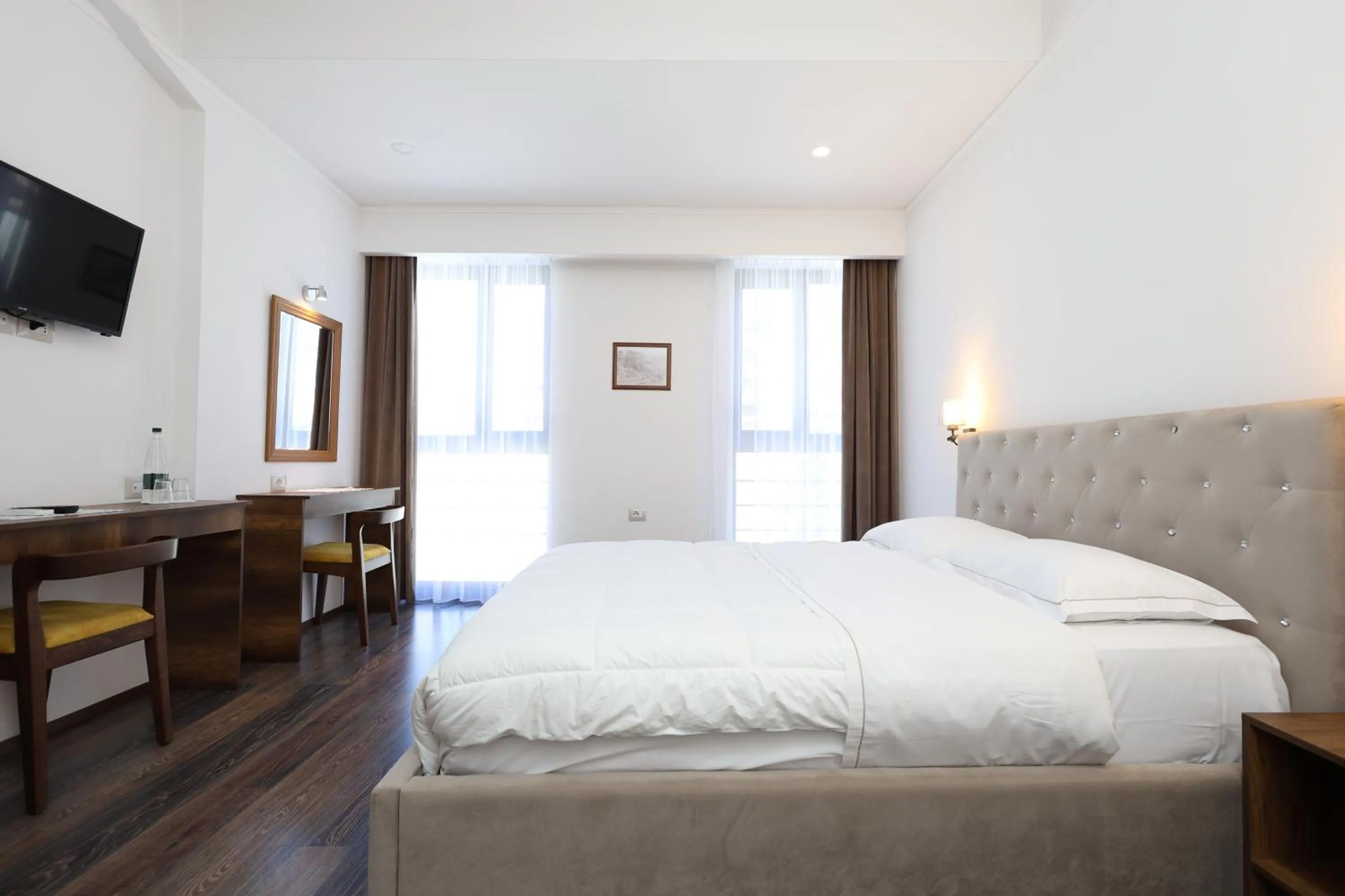 Bed in Hotel Republika Berat