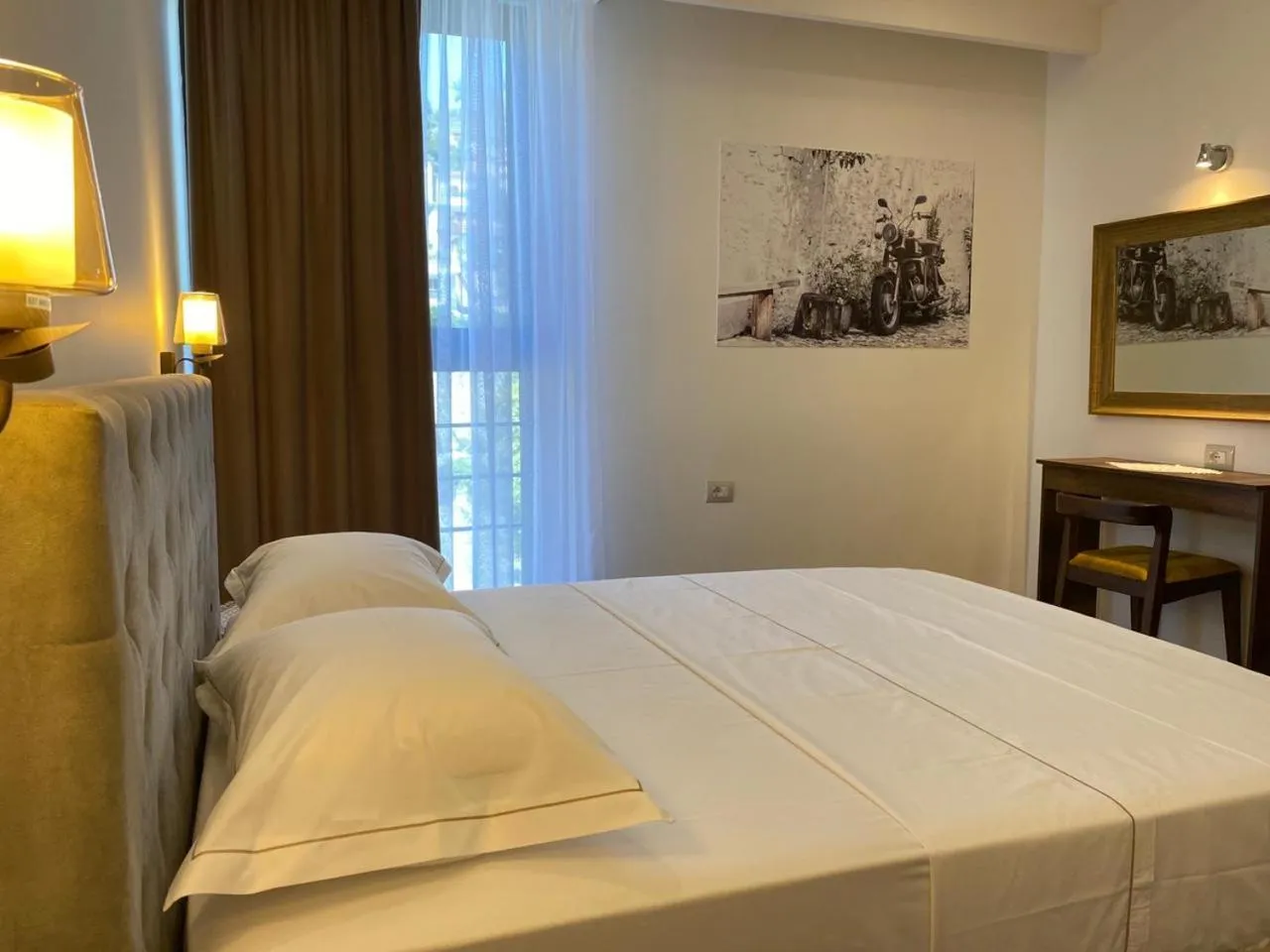 Bed in Hotel Republika Berat