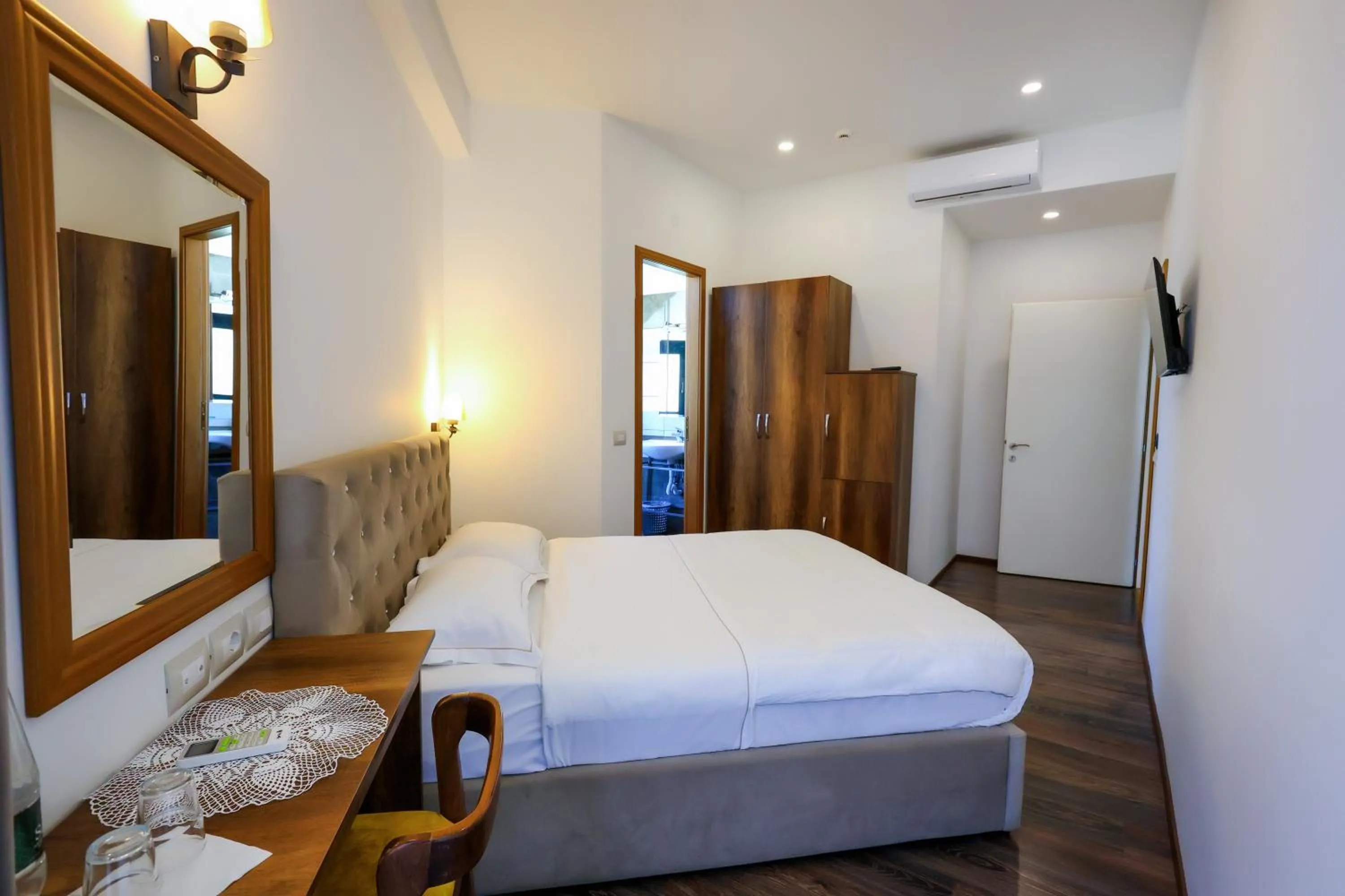 Bed in Hotel Republika Berat