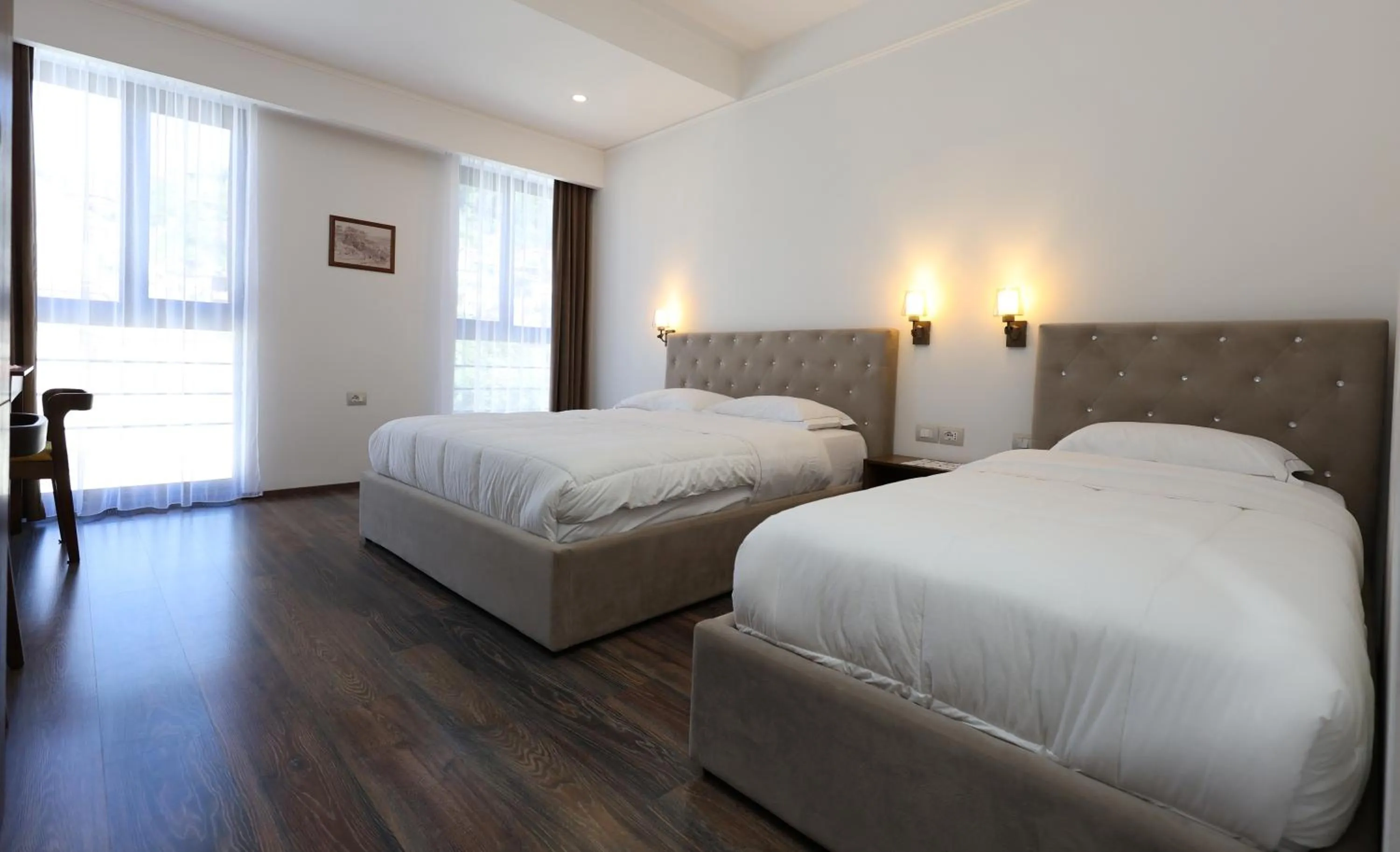 Bed in Hotel Republika Berat