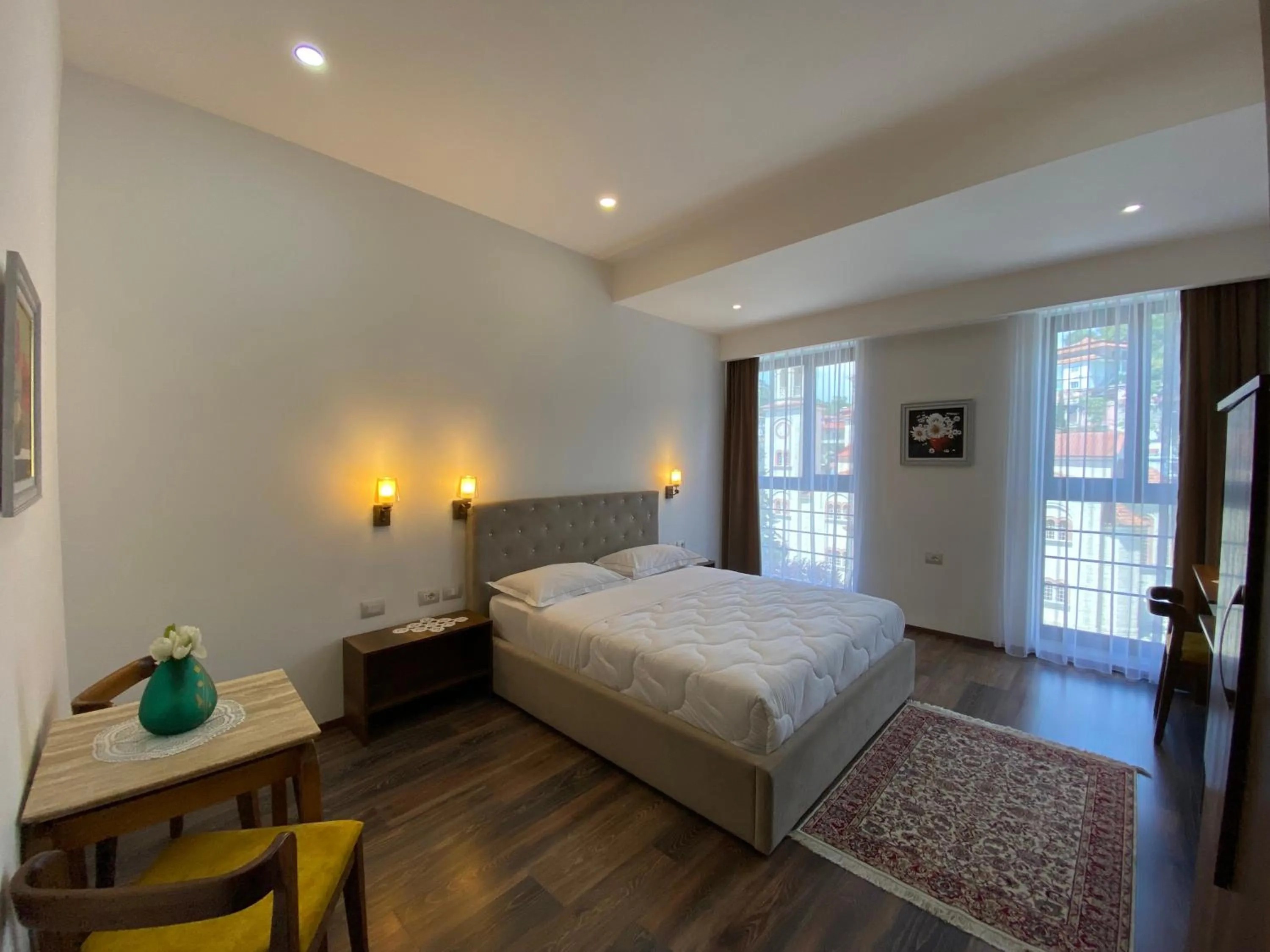 Bed in Hotel Republika Berat