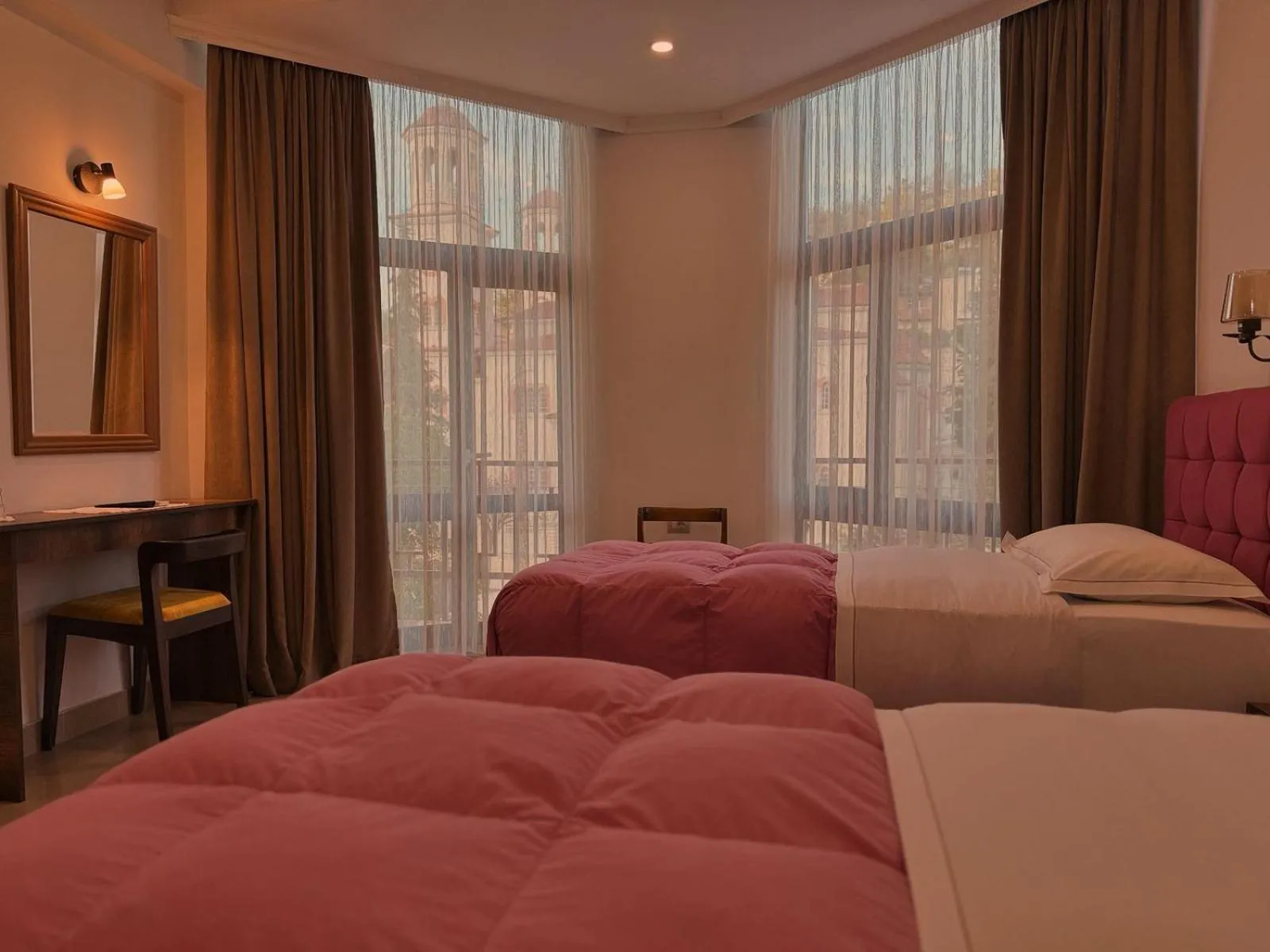 Bed in Hotel Republika Berat
