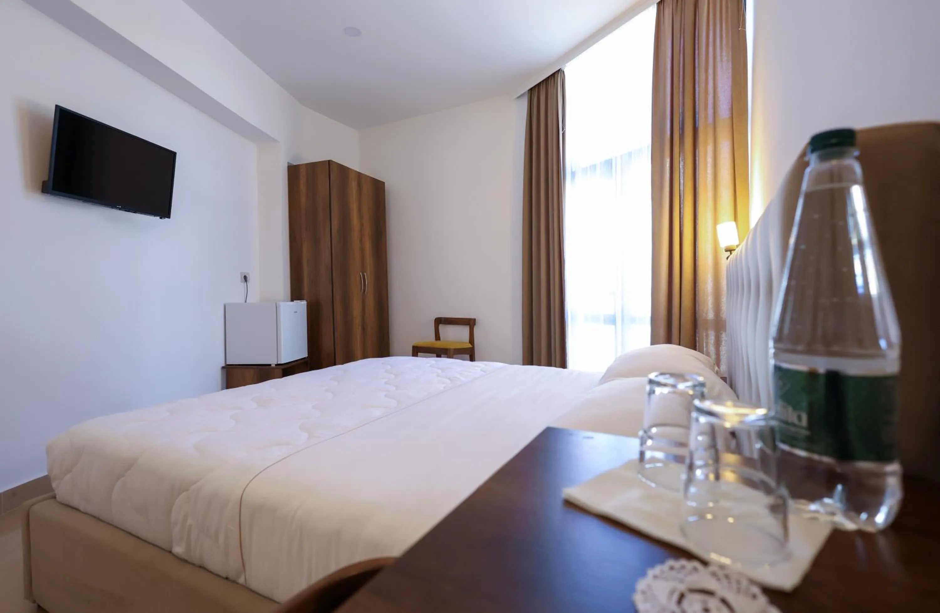 Bed in Hotel Republika Berat