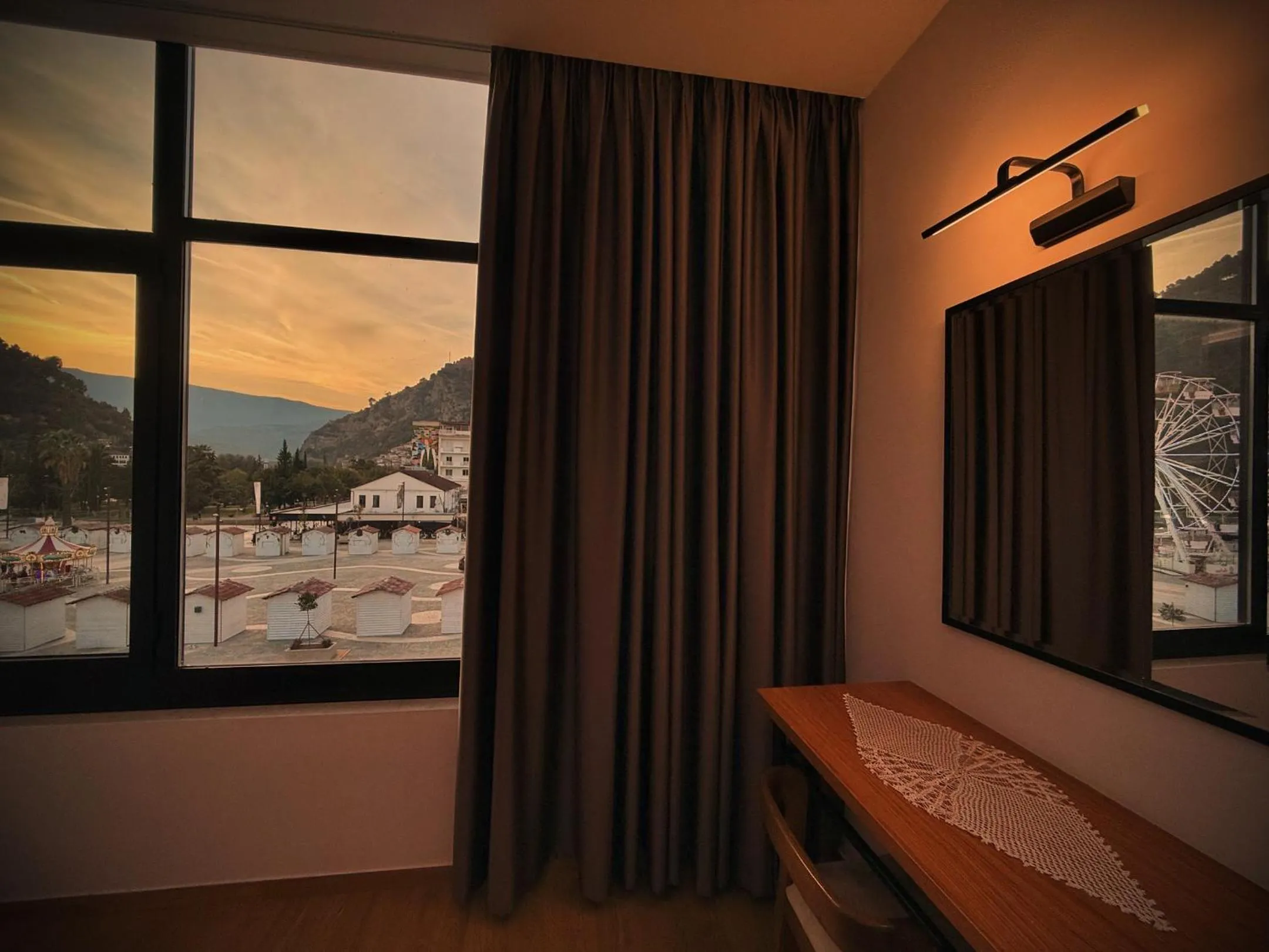 Bed in Hotel Republika Berat