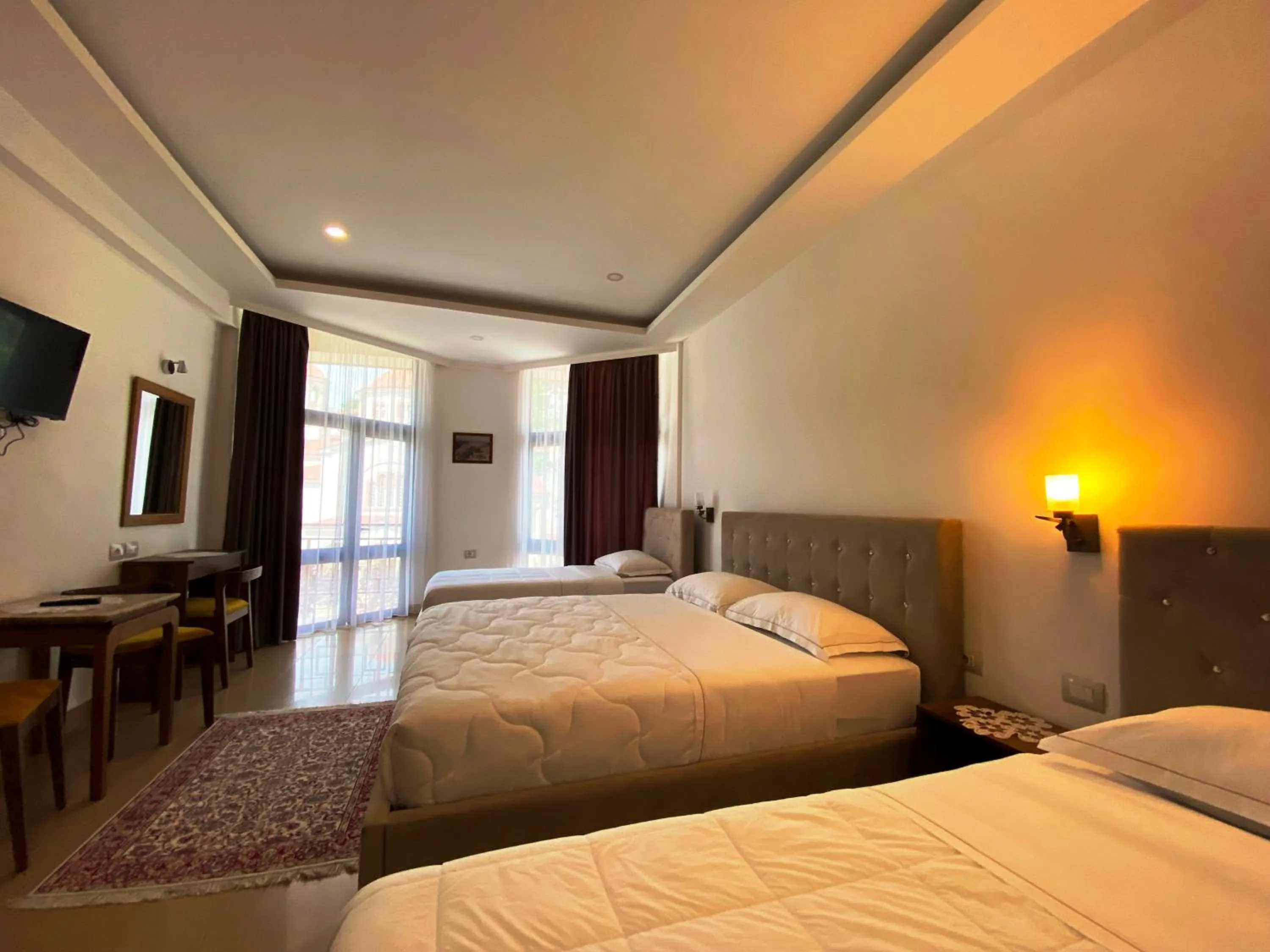 Bed in Hotel Republika Berat