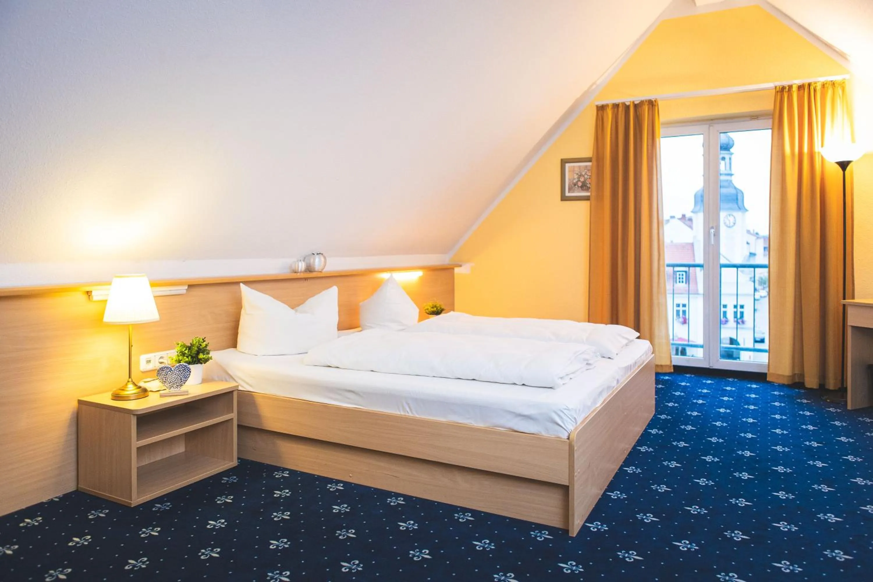 Bed in Hotel Stadt Spremberg