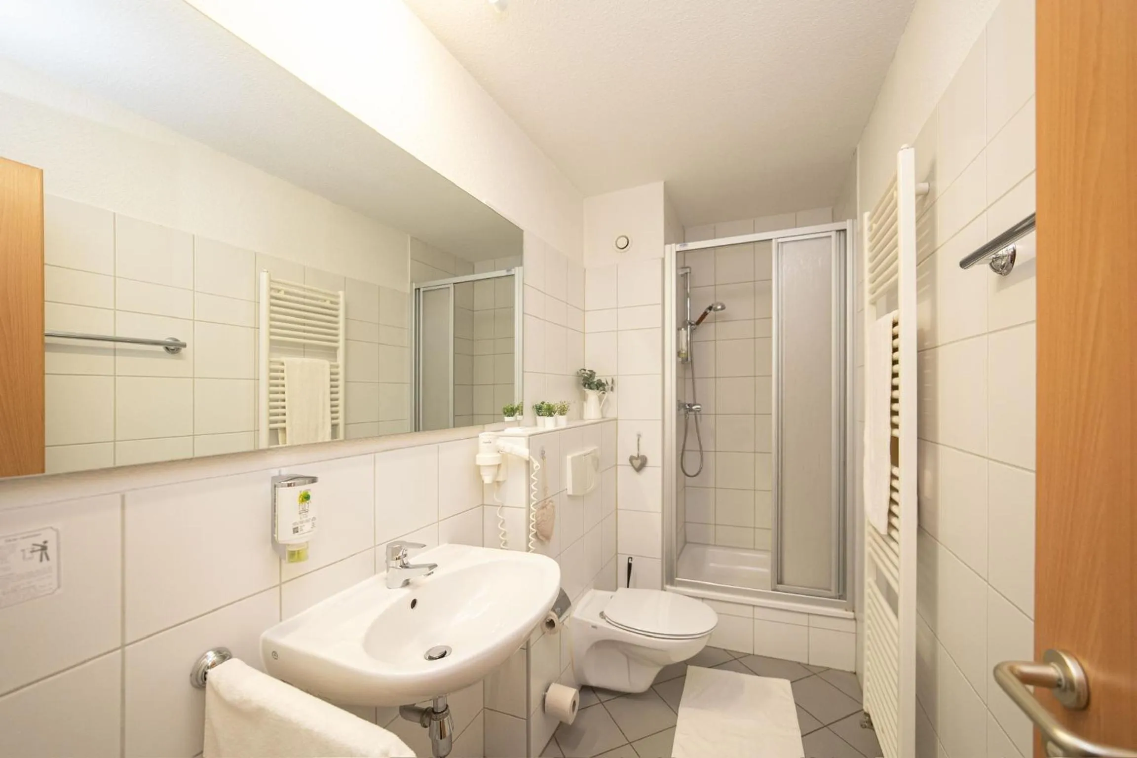 Shower in Hotel Stadt Spremberg