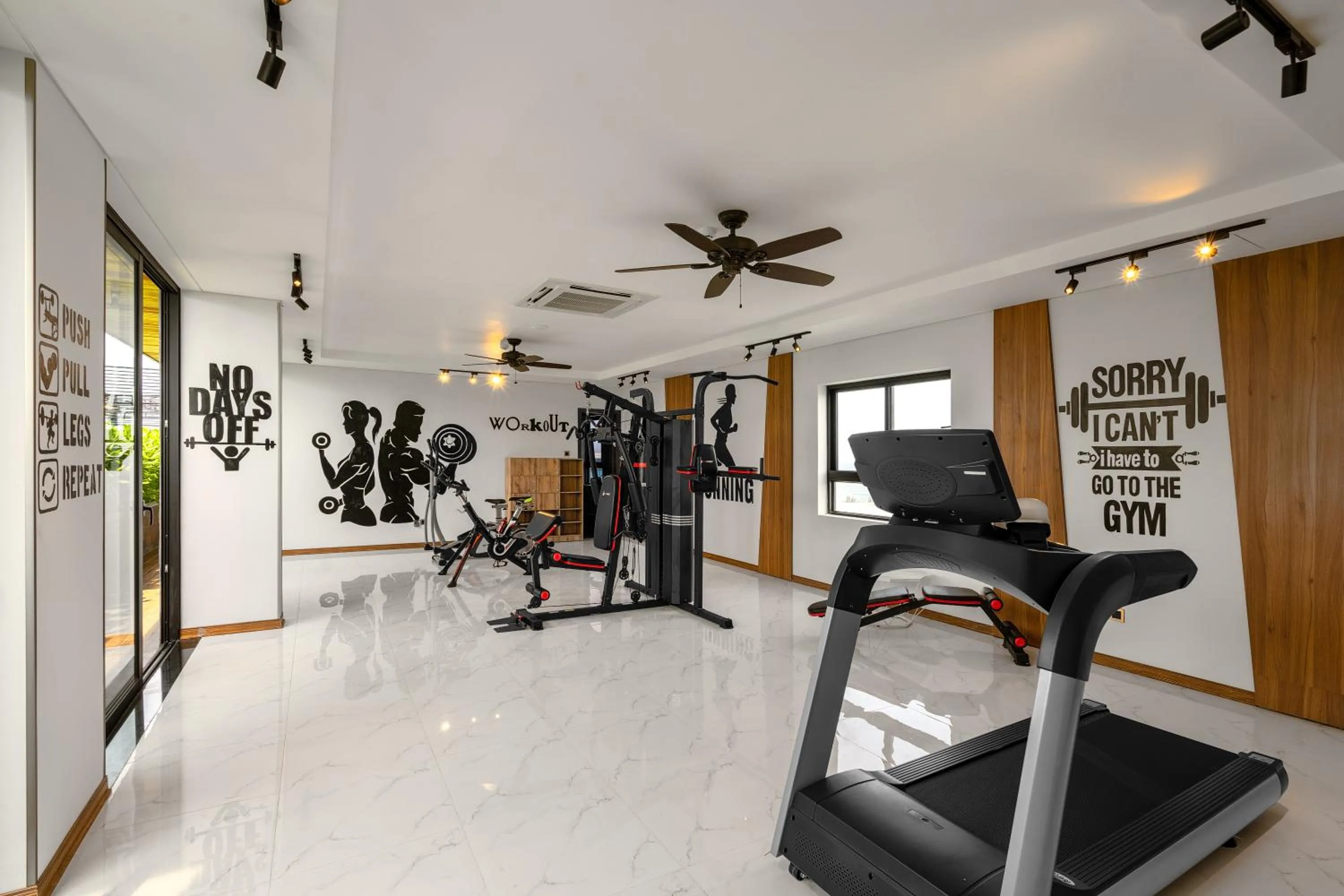 Fitness centre/facilities in Chi House Danang Hotel and Apartment