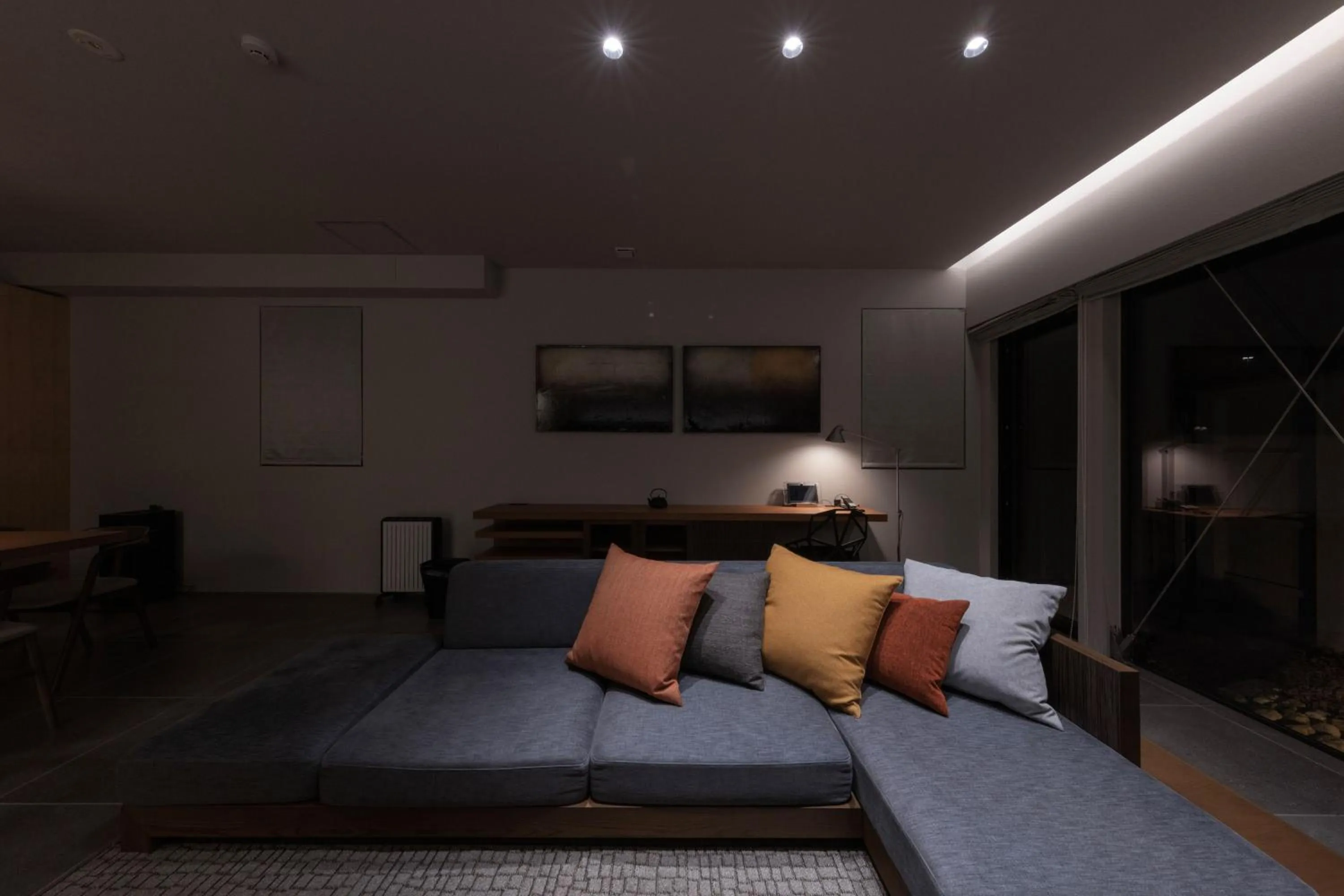 Living room, Bed in Condominium ISHITEI Furano