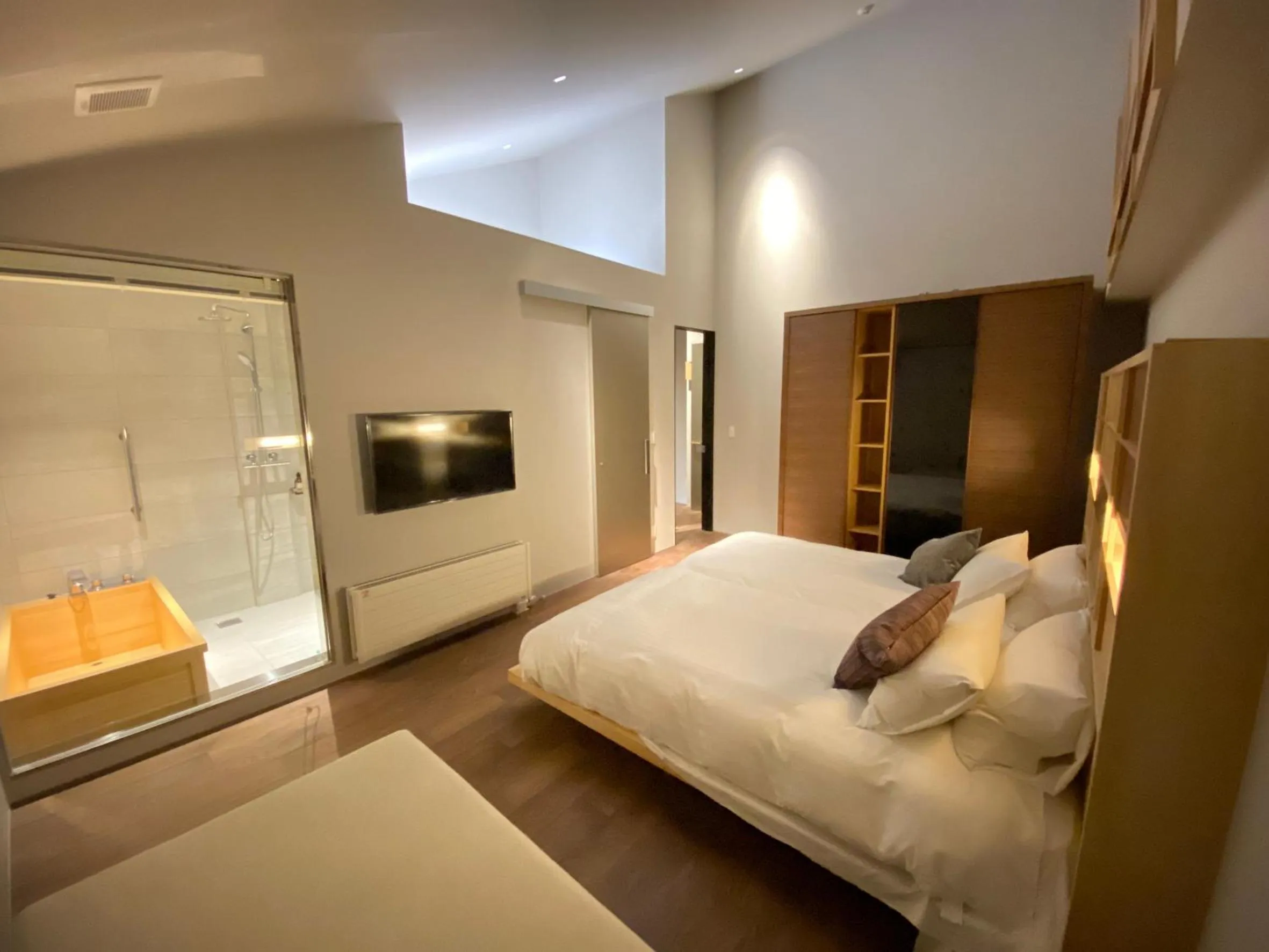 Bedroom, Bed in Condominium ISHITEI Furano