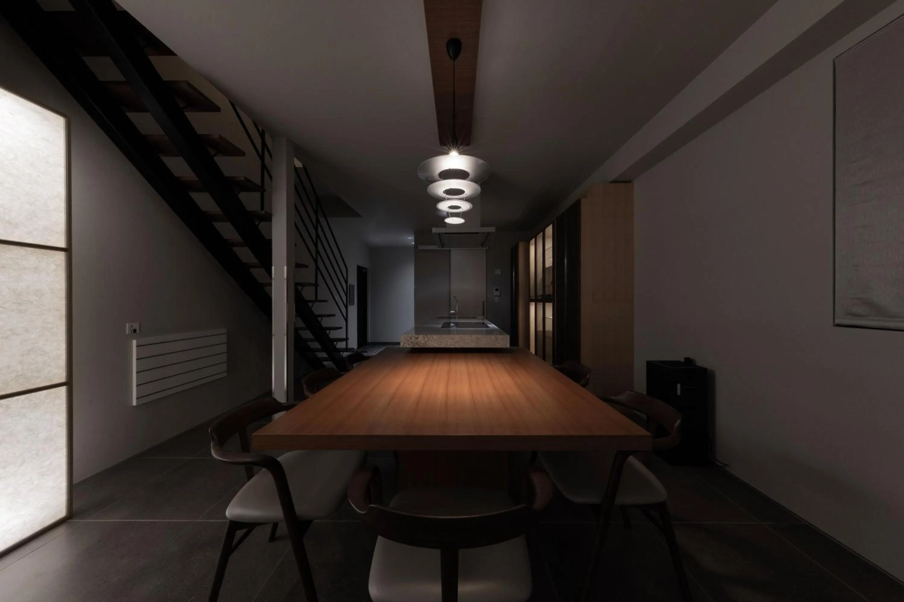 Dining area in Condominium ISHITEI Furano