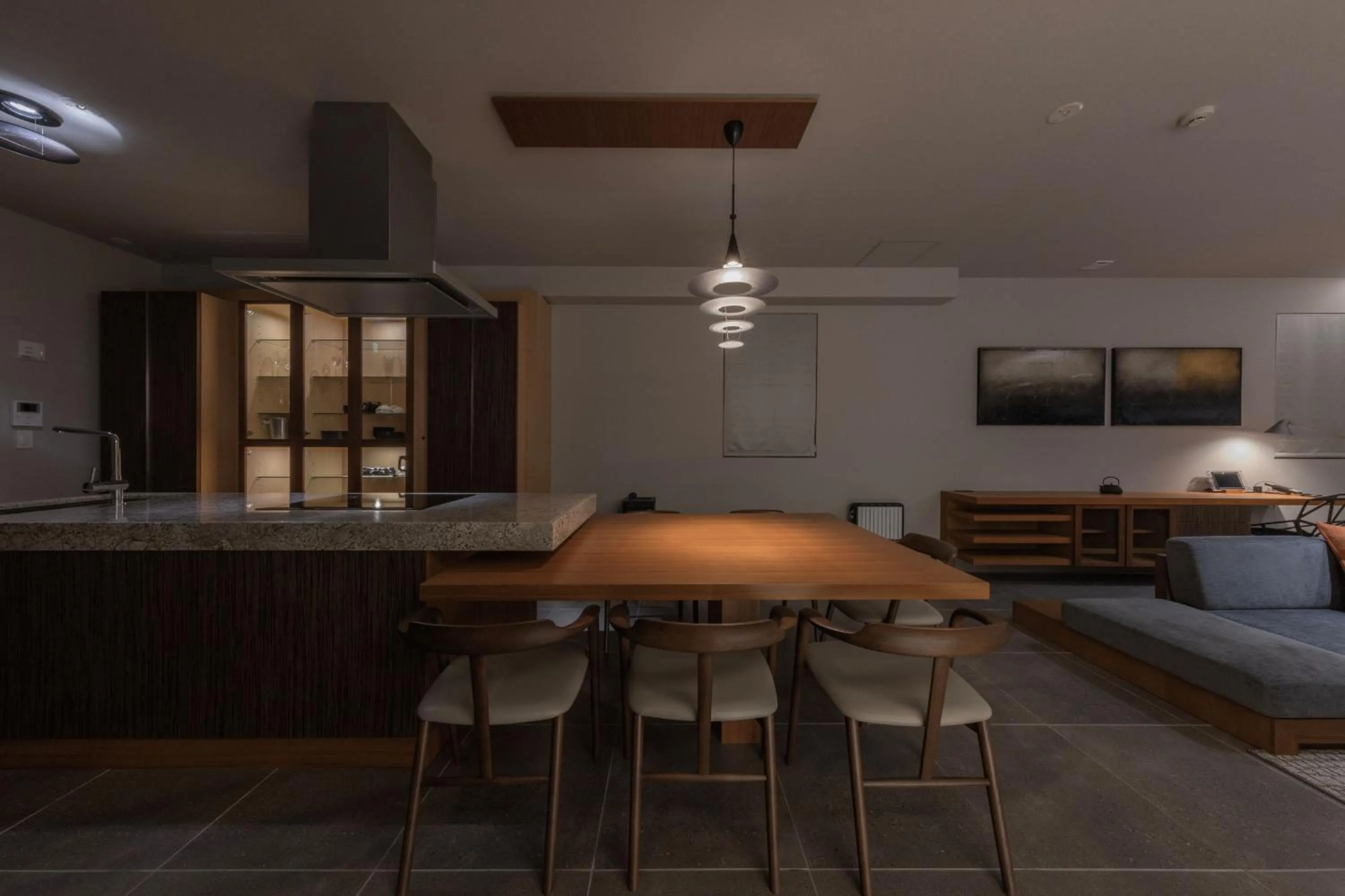 Dining area in Condominium ISHITEI Furano