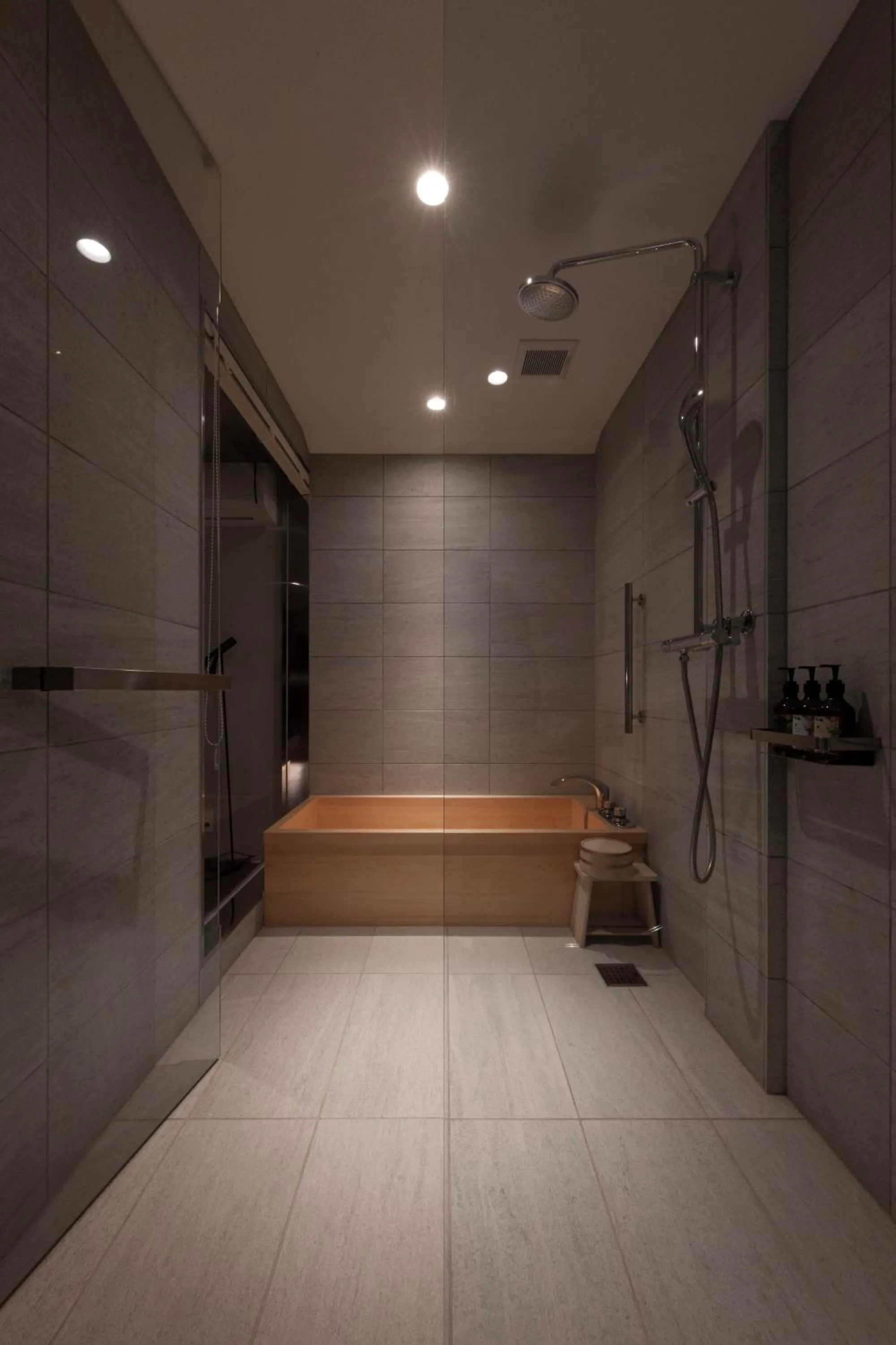 Shower in Condominium ISHITEI Furano