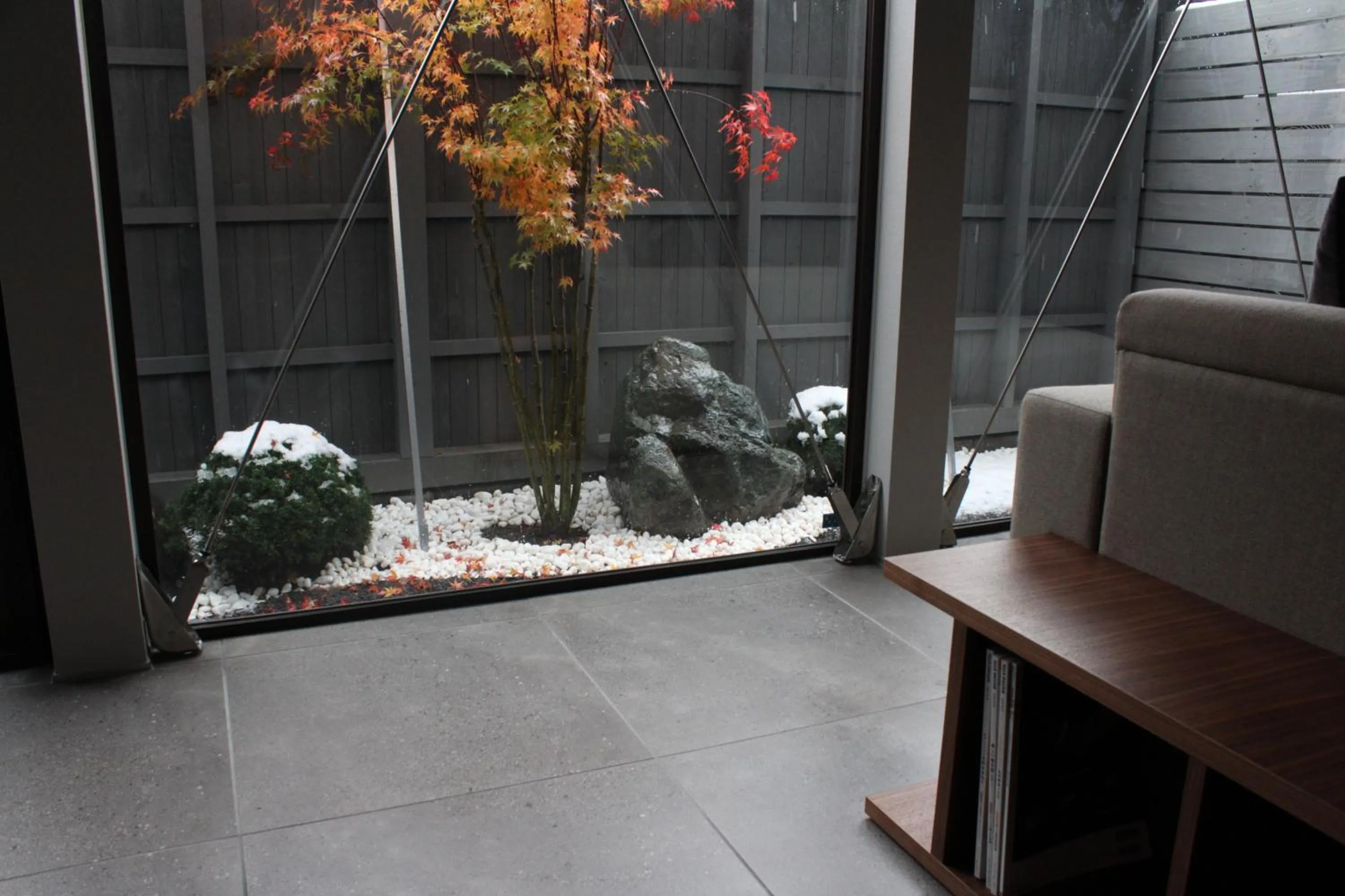 Garden view in Condominium ISHITEI Furano