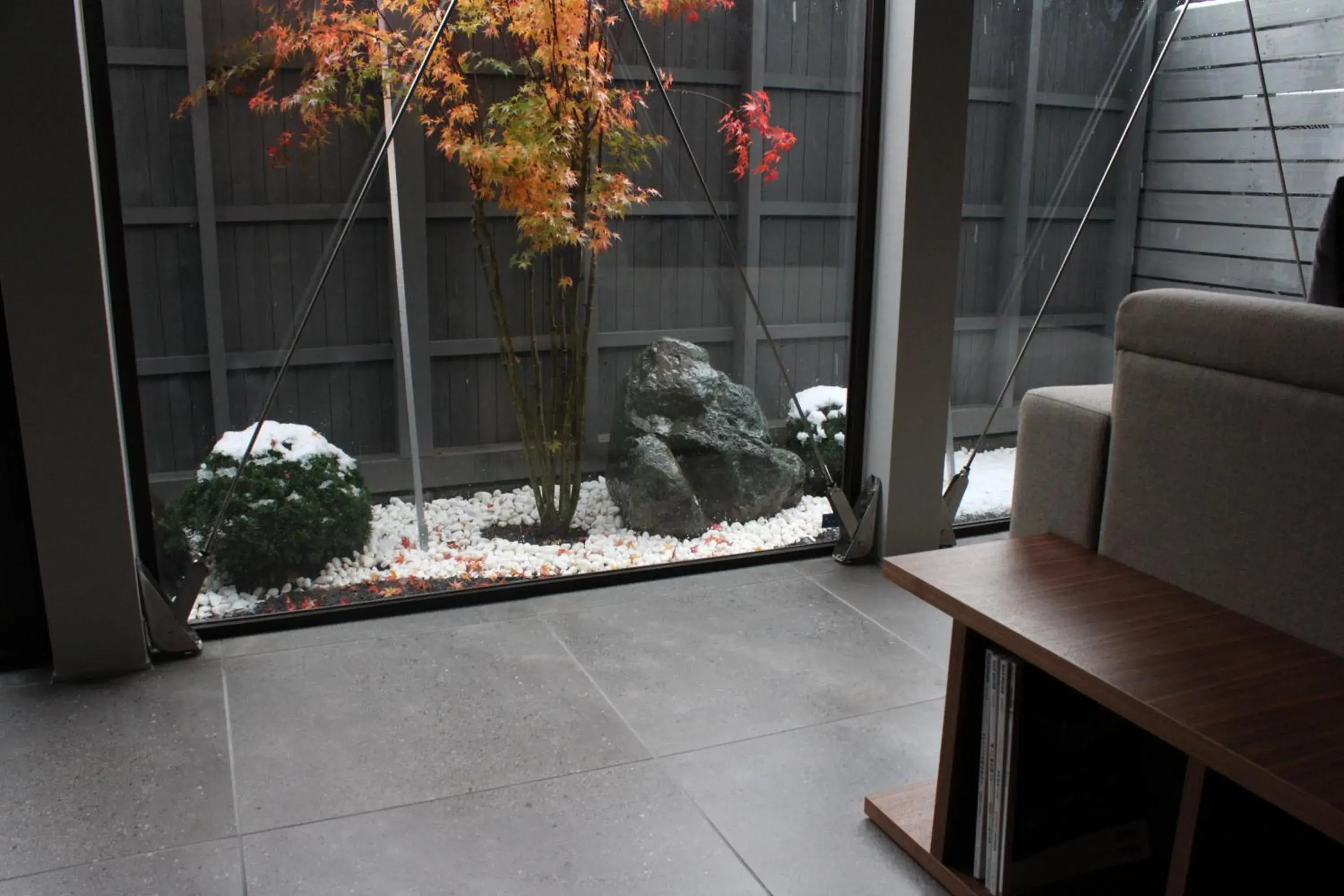 Garden view in Condominium ISHITEI Furano Garden view in Condominium ISHITEI Furano