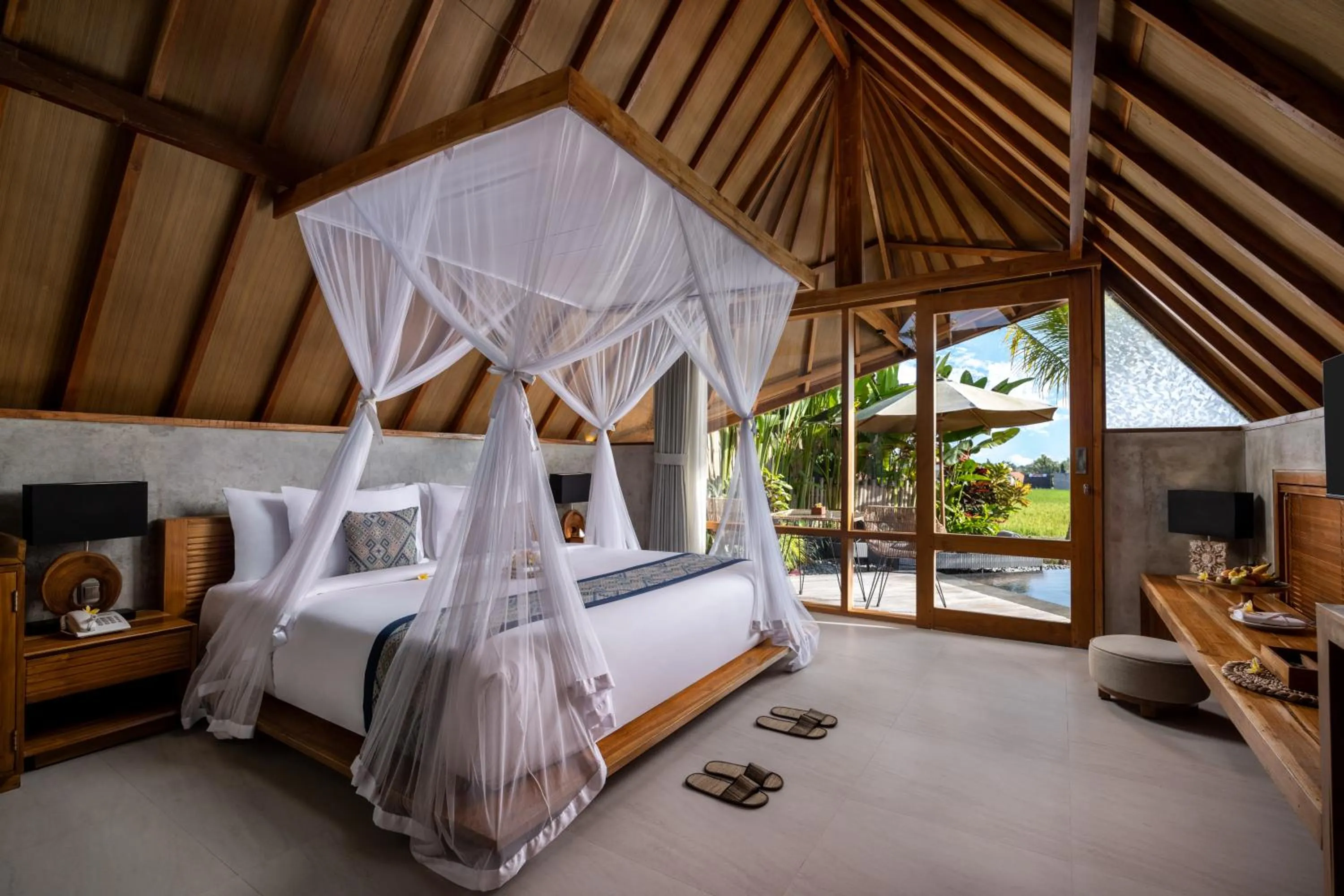 Bed in Lasamana Villas Ubud by GenuineHost