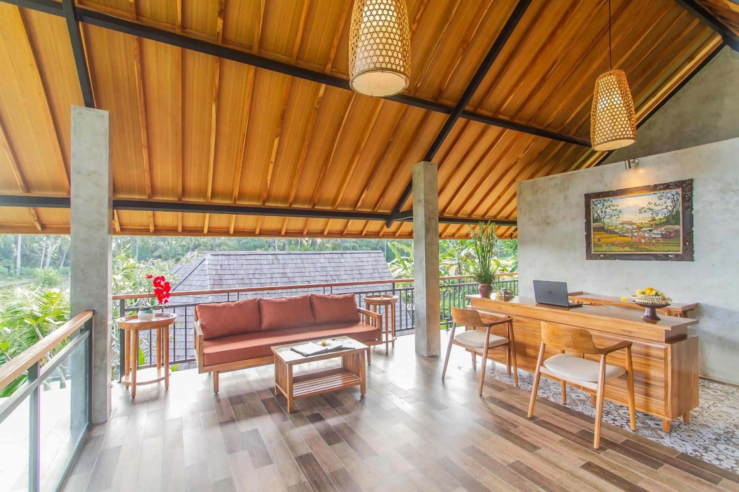 Lobby or reception in Lasamana Villas Ubud by GenuineHost