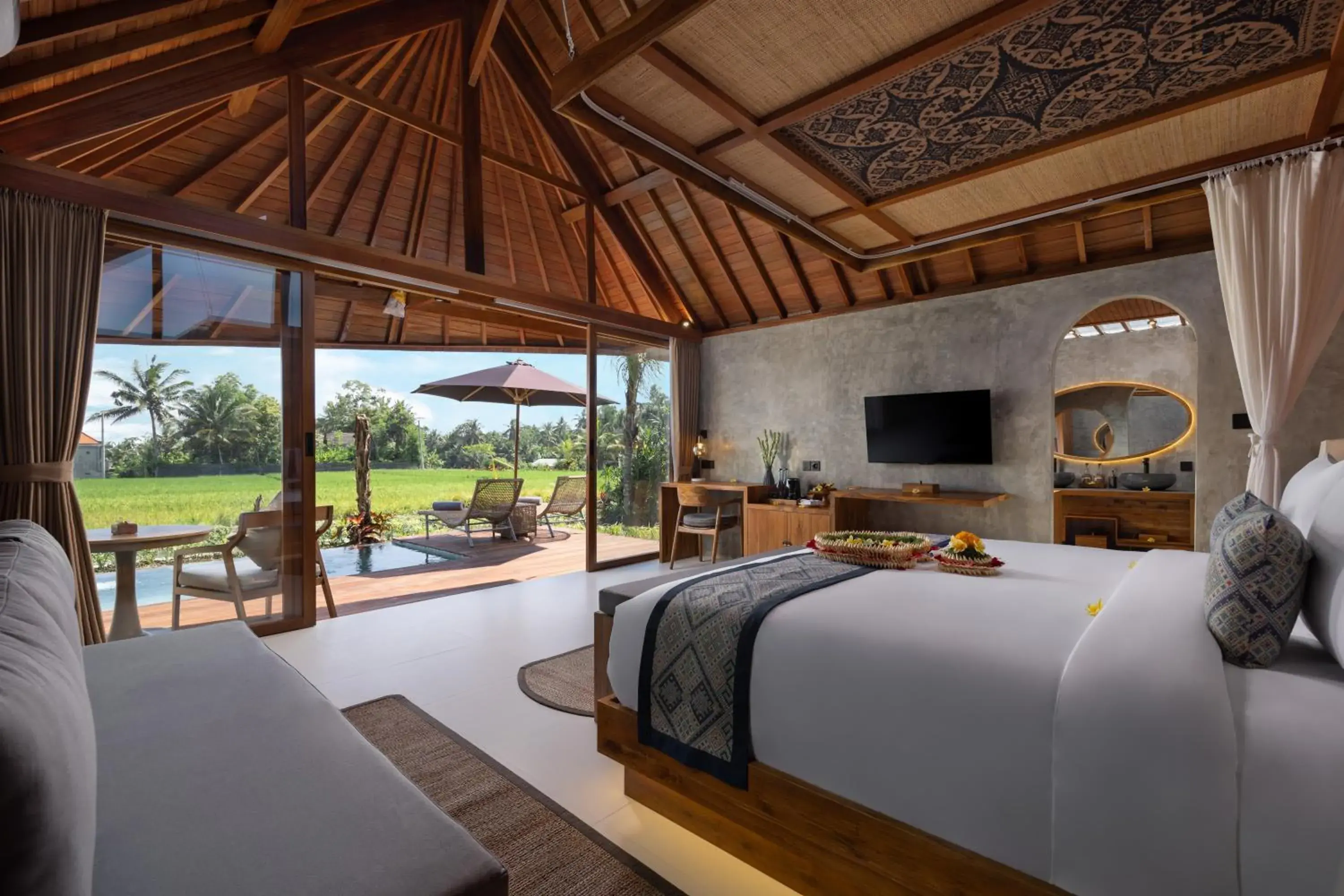 Bed in Lasamana Villas Ubud by GenuineHost Bed in Lasamana Villas Ubud by GenuineHost