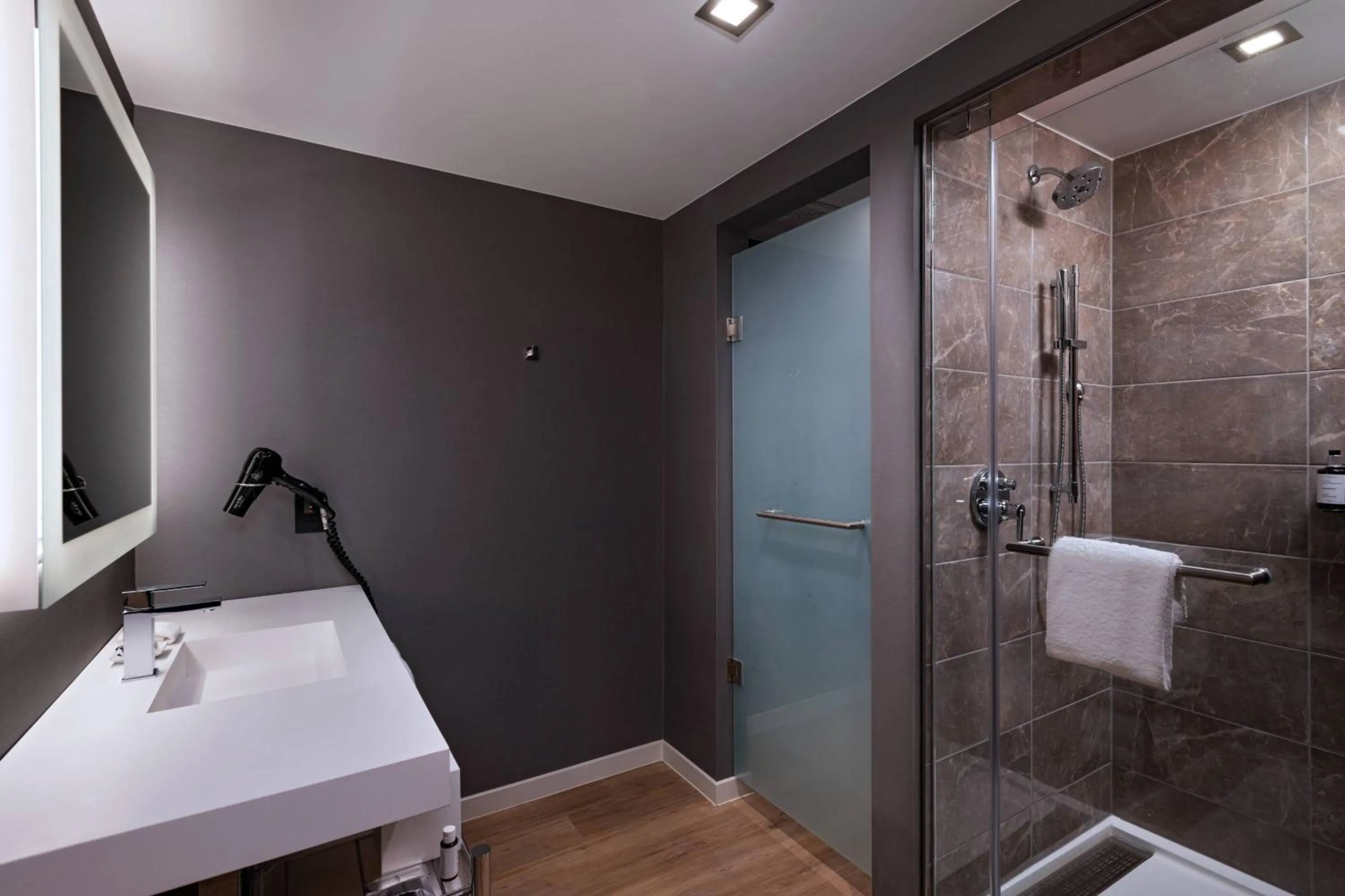 Bathroom in AC Hotel by Marriott Fort Worth Downtown