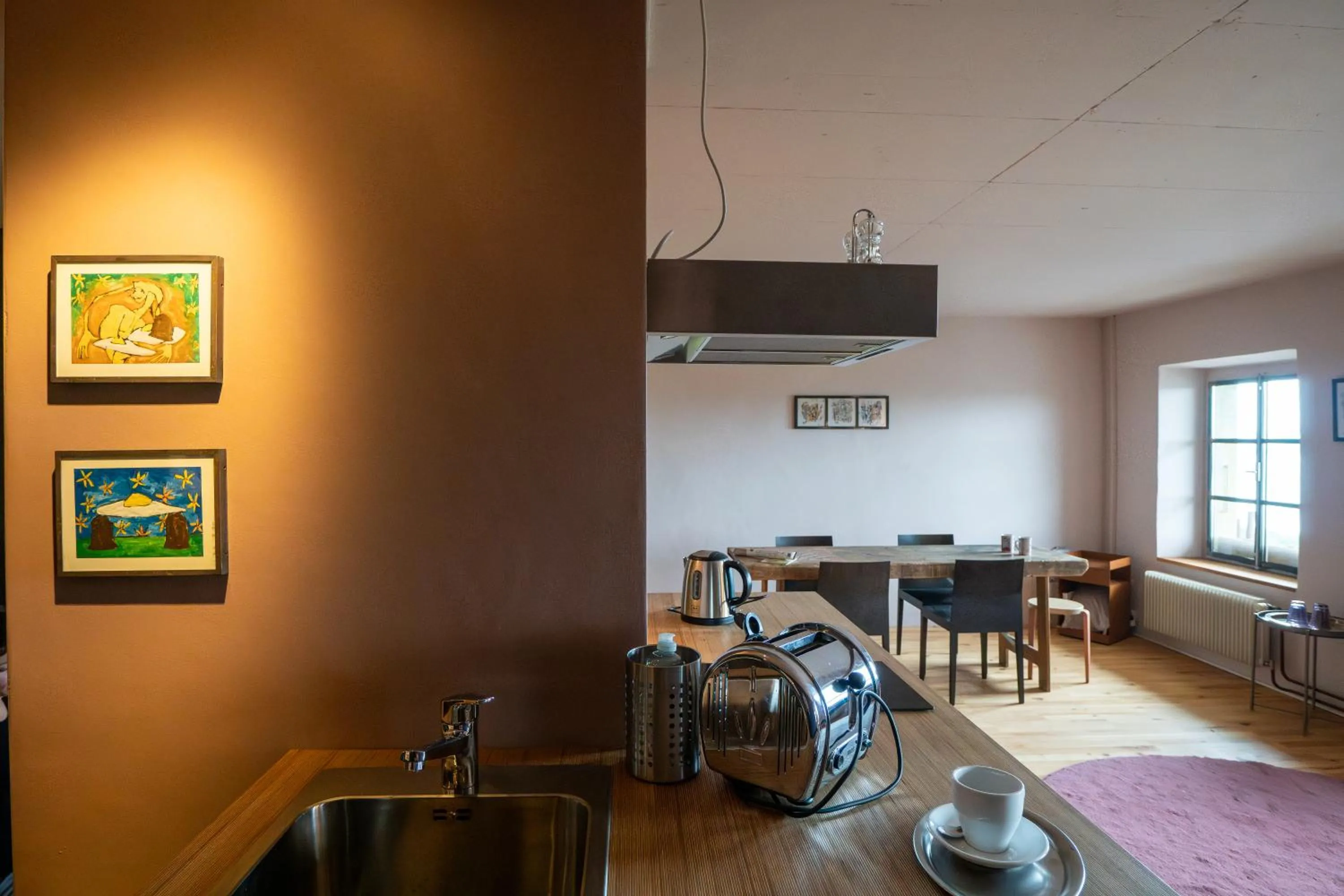 Living room in BnB Belle5