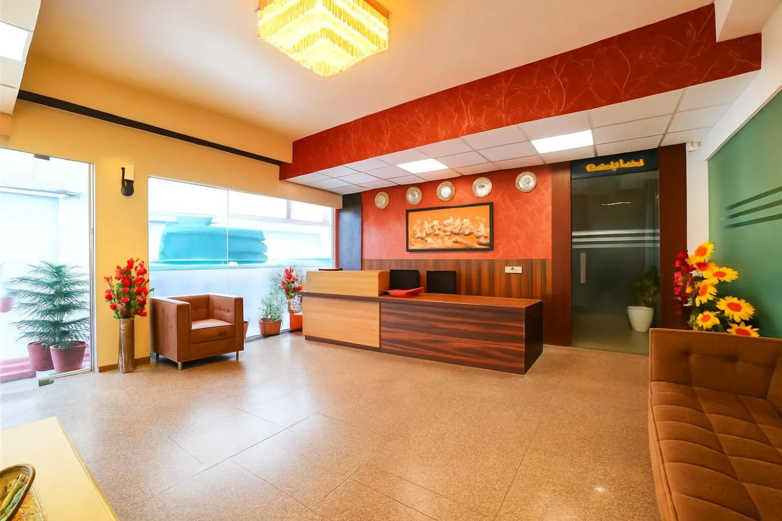 Lobby or reception in Hotel Grand Regency by JMD Group Near Delhi IGI Airport
