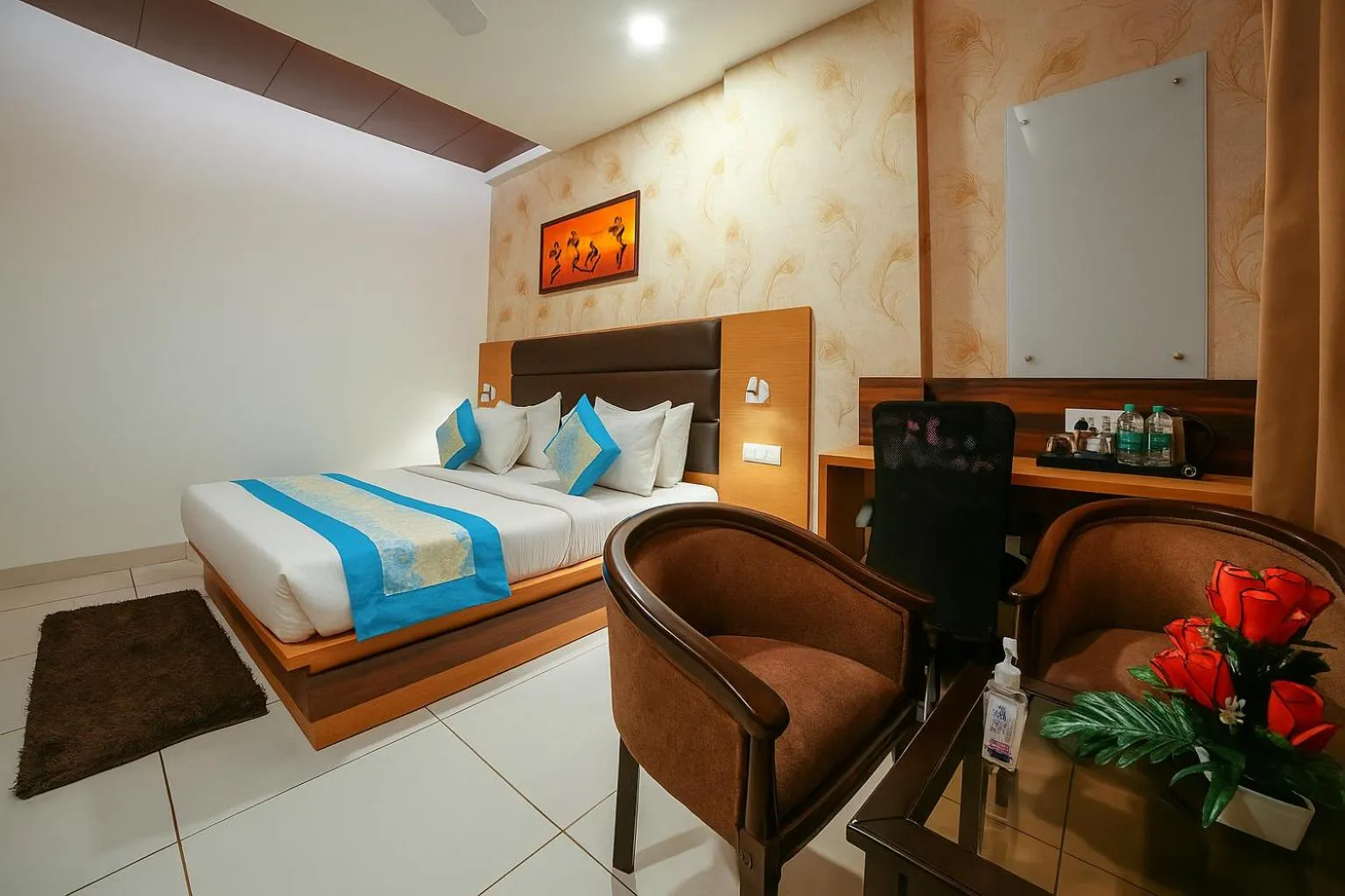 Bed in Hotel Grand Regency by JMD Group Near Delhi IGI Airport