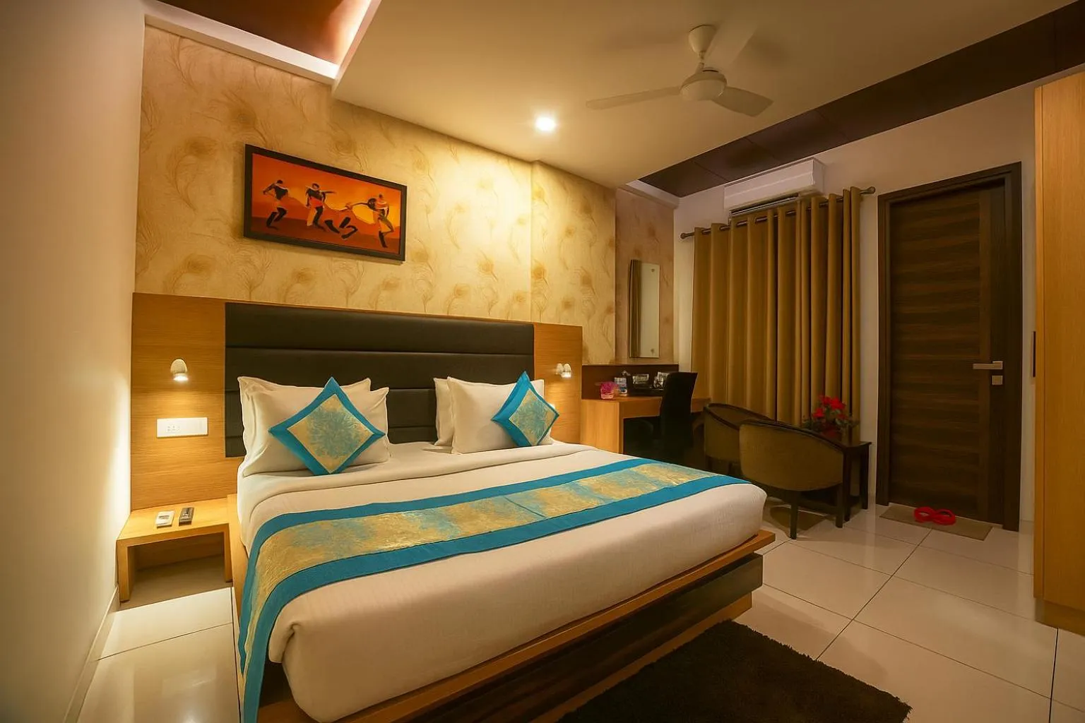 Bed in Hotel Grand Regency by JMD Group Near Delhi IGI Airport