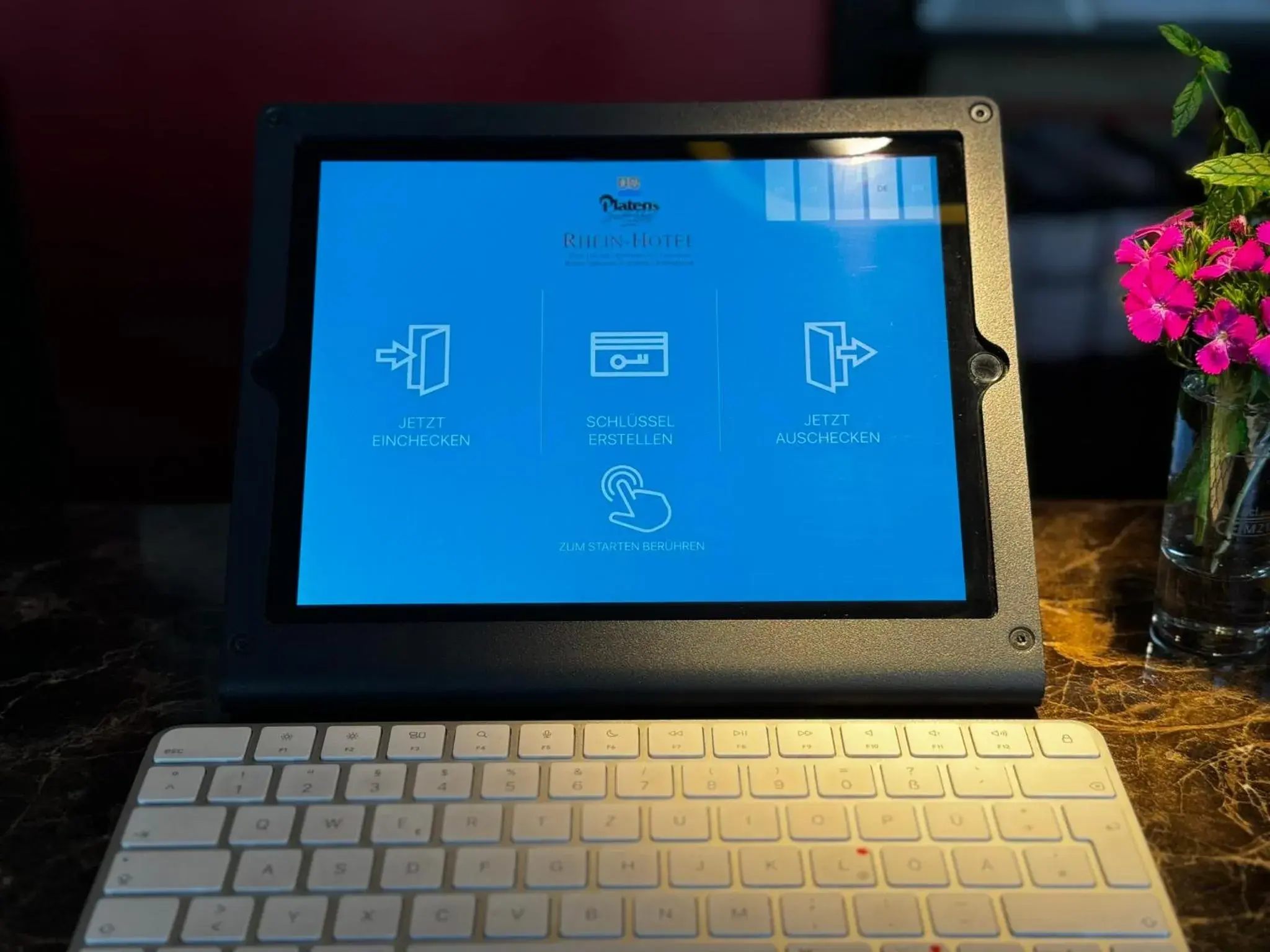 Lobby or reception in Rhein-Hotel Nierstein Lobby or reception in Rhein-Hotel Nierstein