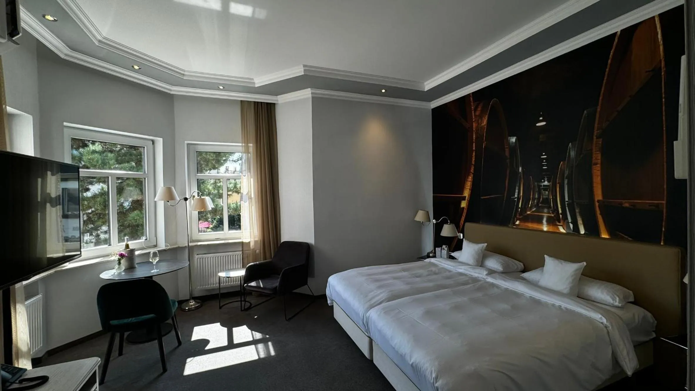 Bed in Rhein-Hotel Nierstein