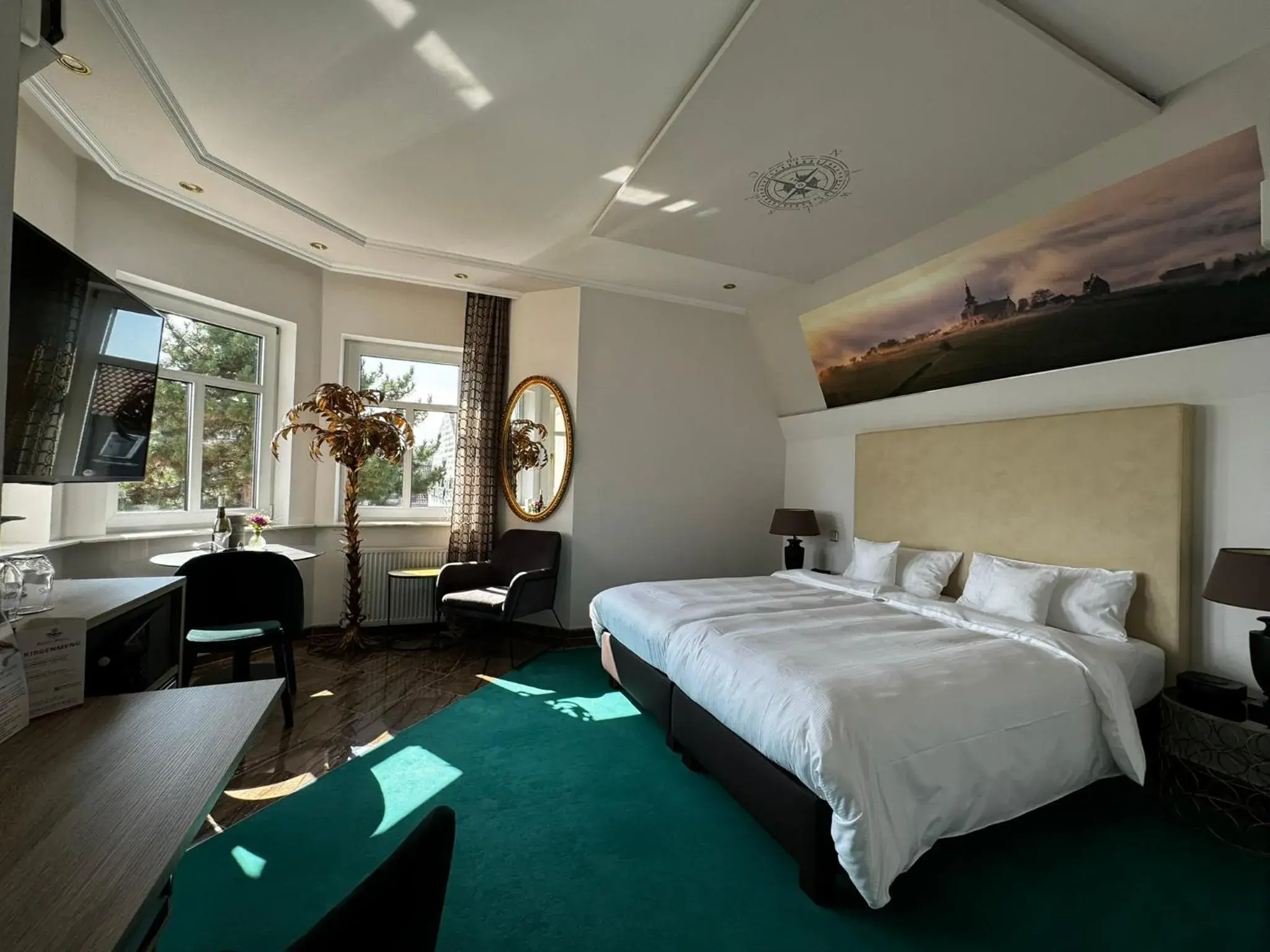 Bed in Rhein-Hotel Nierstein Bed in Rhein-Hotel Nierstein