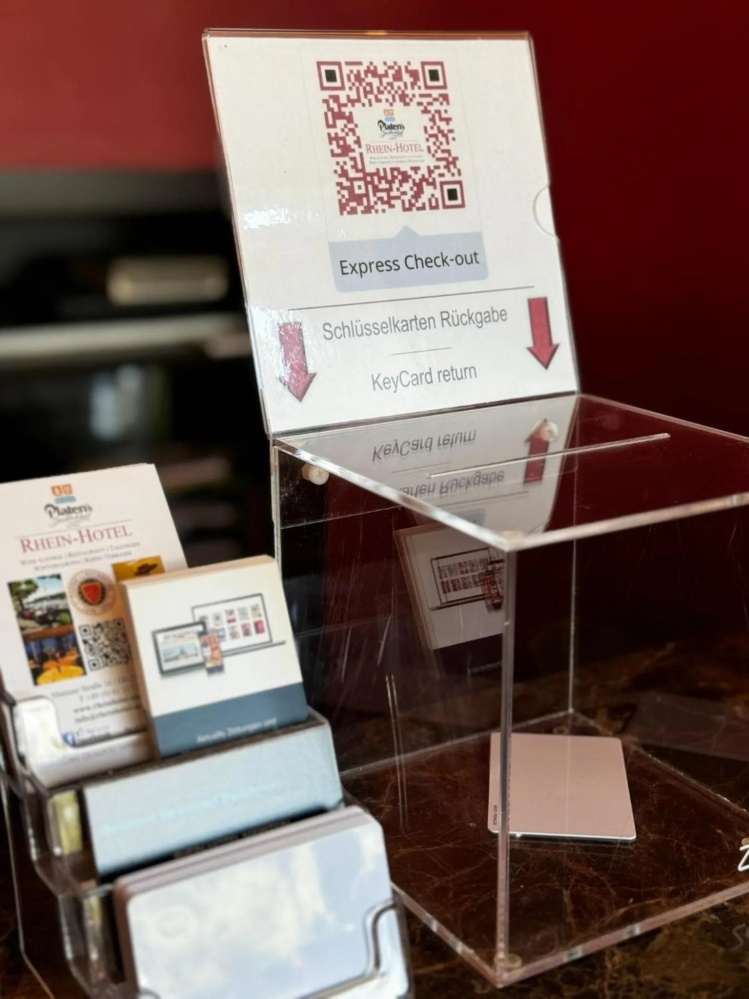 Lobby or reception in Rhein-Hotel Nierstein