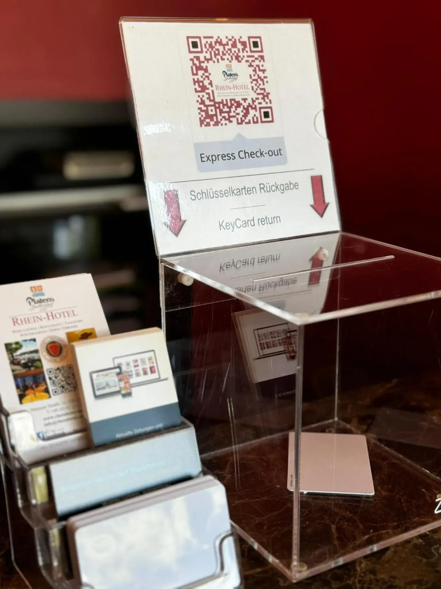 Lobby or reception in Rhein-Hotel Nierstein Lobby or reception in Rhein-Hotel Nierstein