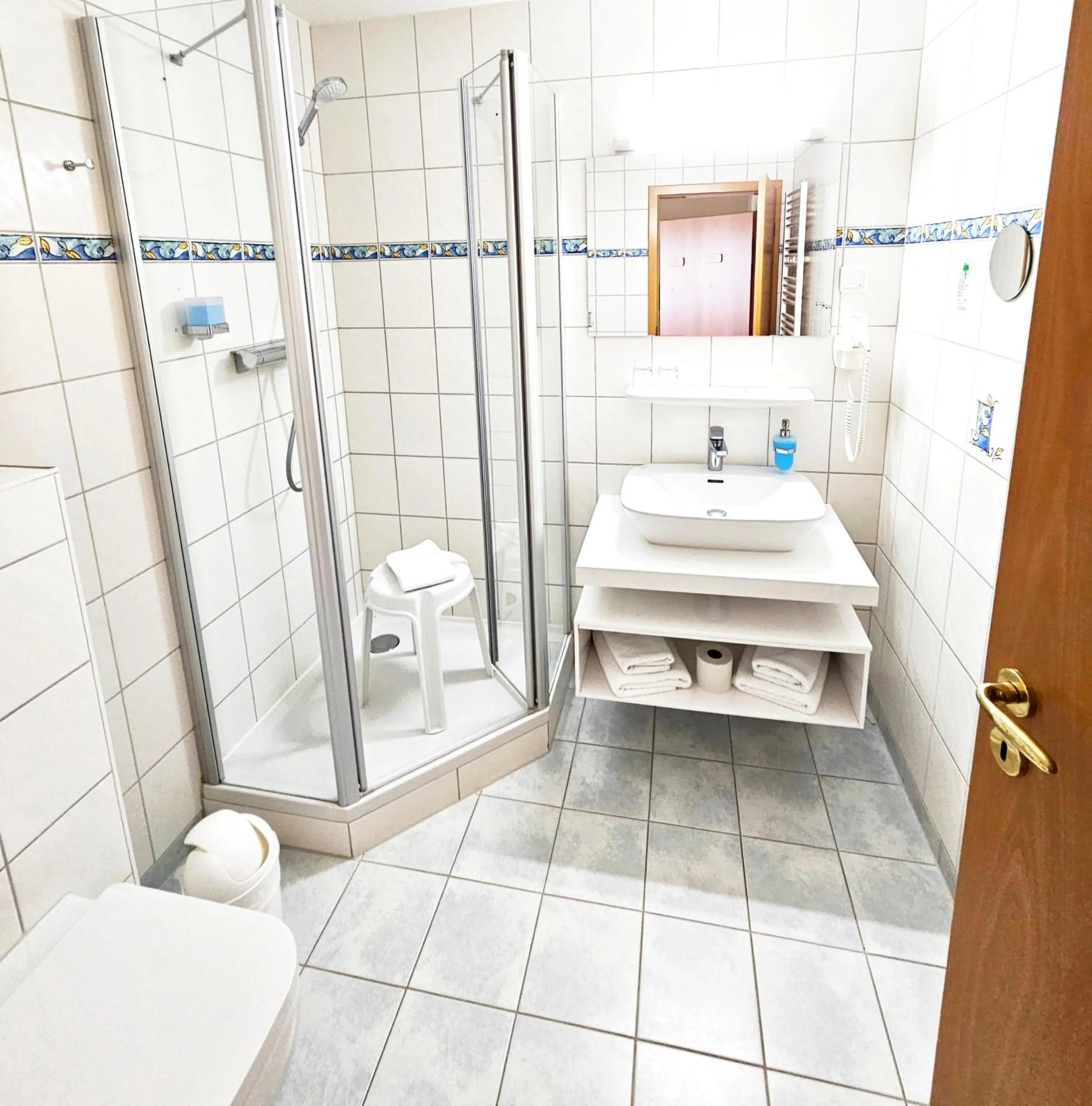 Bathroom in Kurhaus Devin