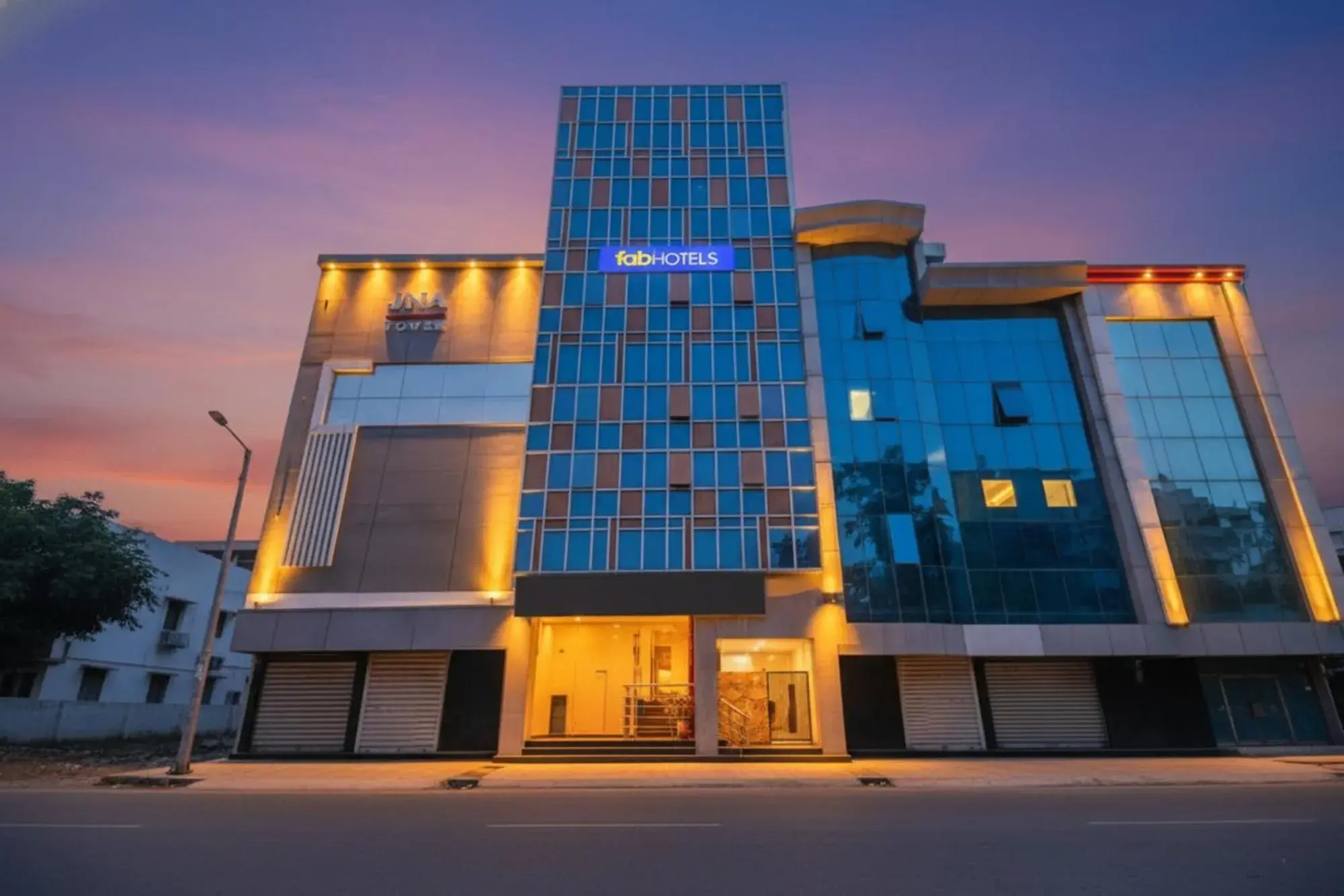 Property building in FabHotel Insight Inn Property building in FabHotel Insight Inn