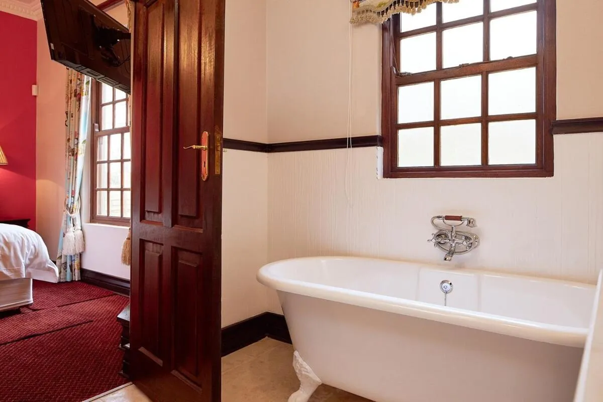 Bedroom, Bed in Bergview Farm Cottage by First Private Stays