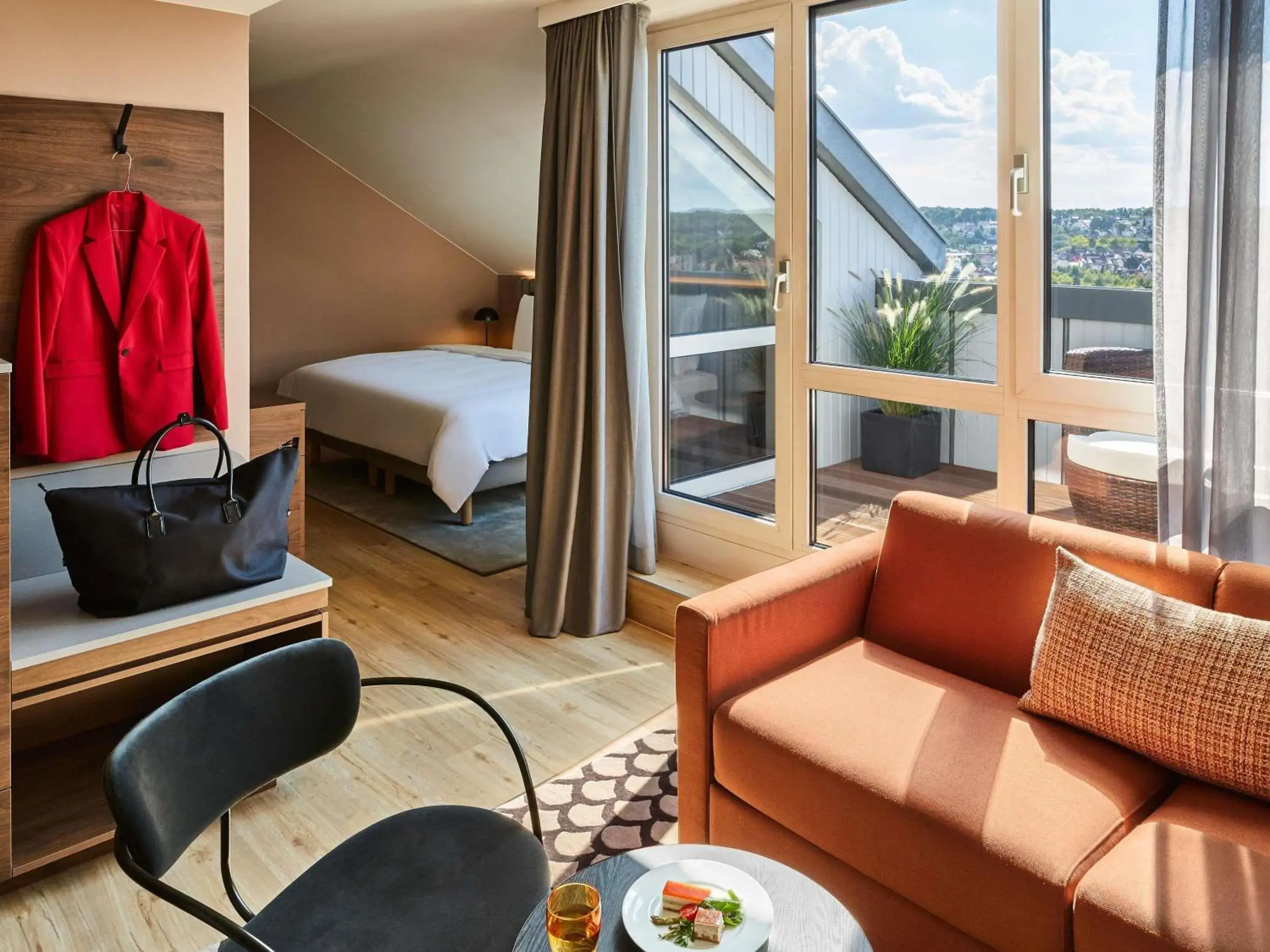 Property building, Bed in Pullman Stuttgart Fontana Property building, Bed in Pullman Stuttgart Fontana