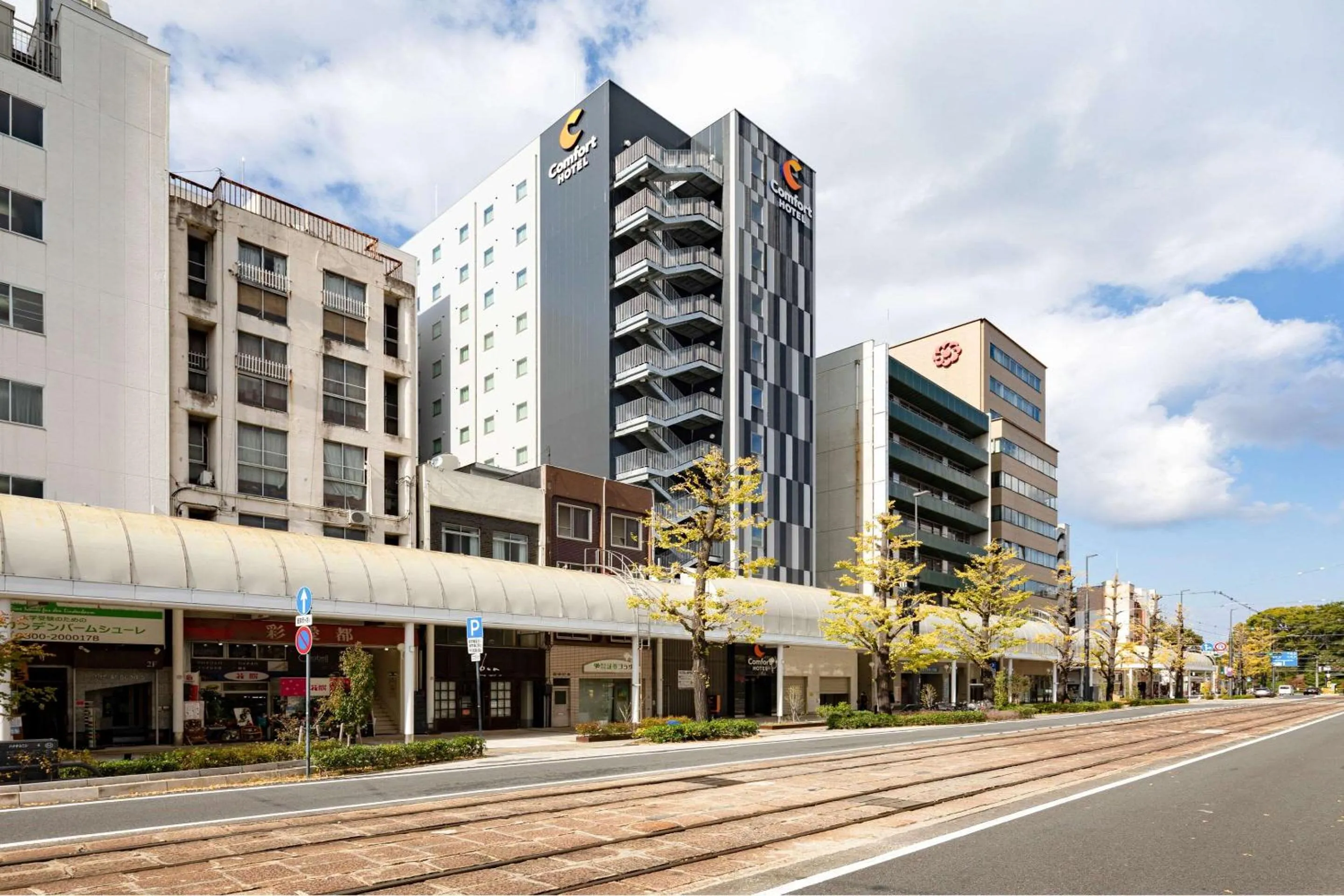 Property building in Comfort Hotel Matsuyama